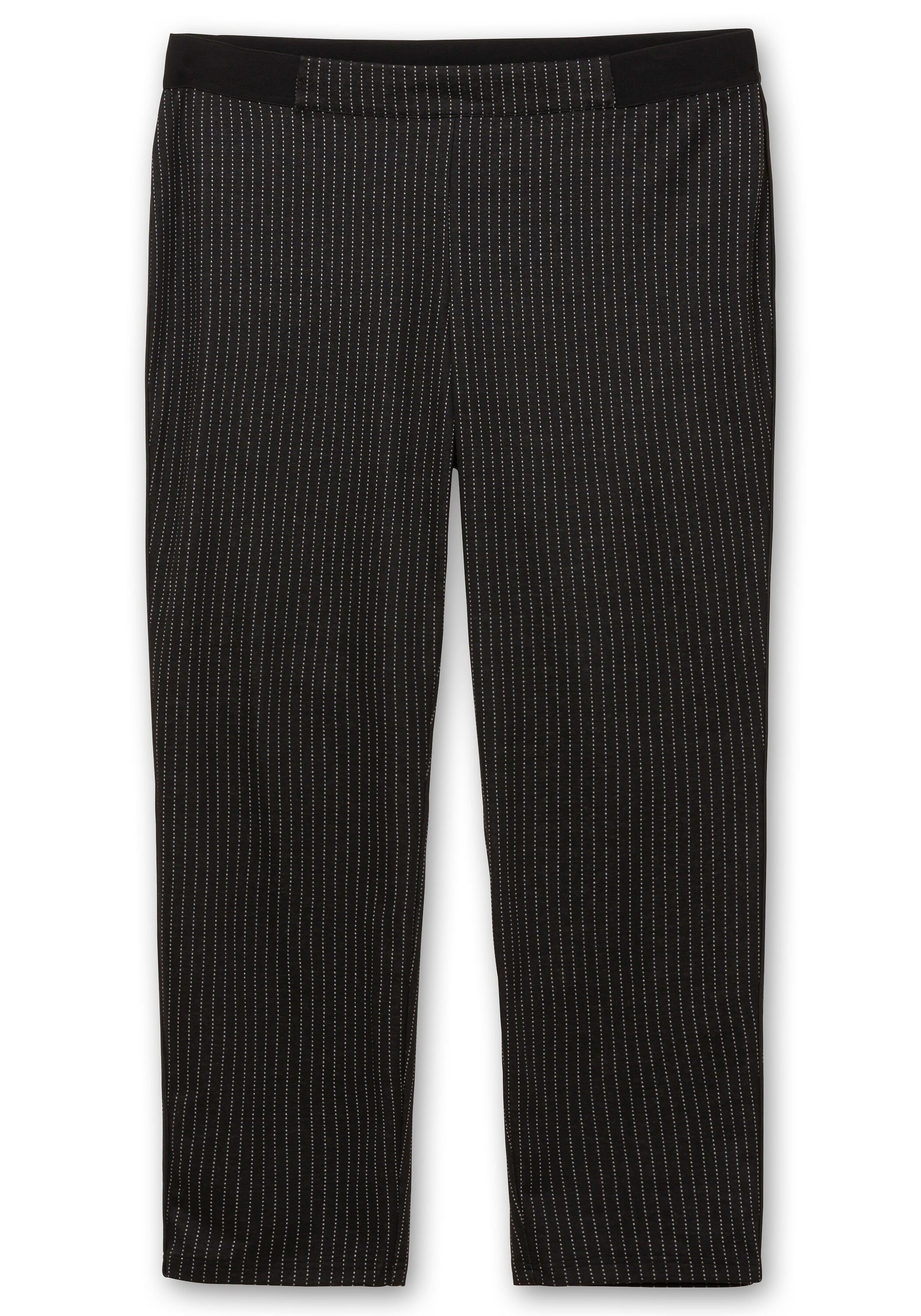 Sheego Schlupfhose »Schmale Hose mit grafischem Muster und Stretchbund«