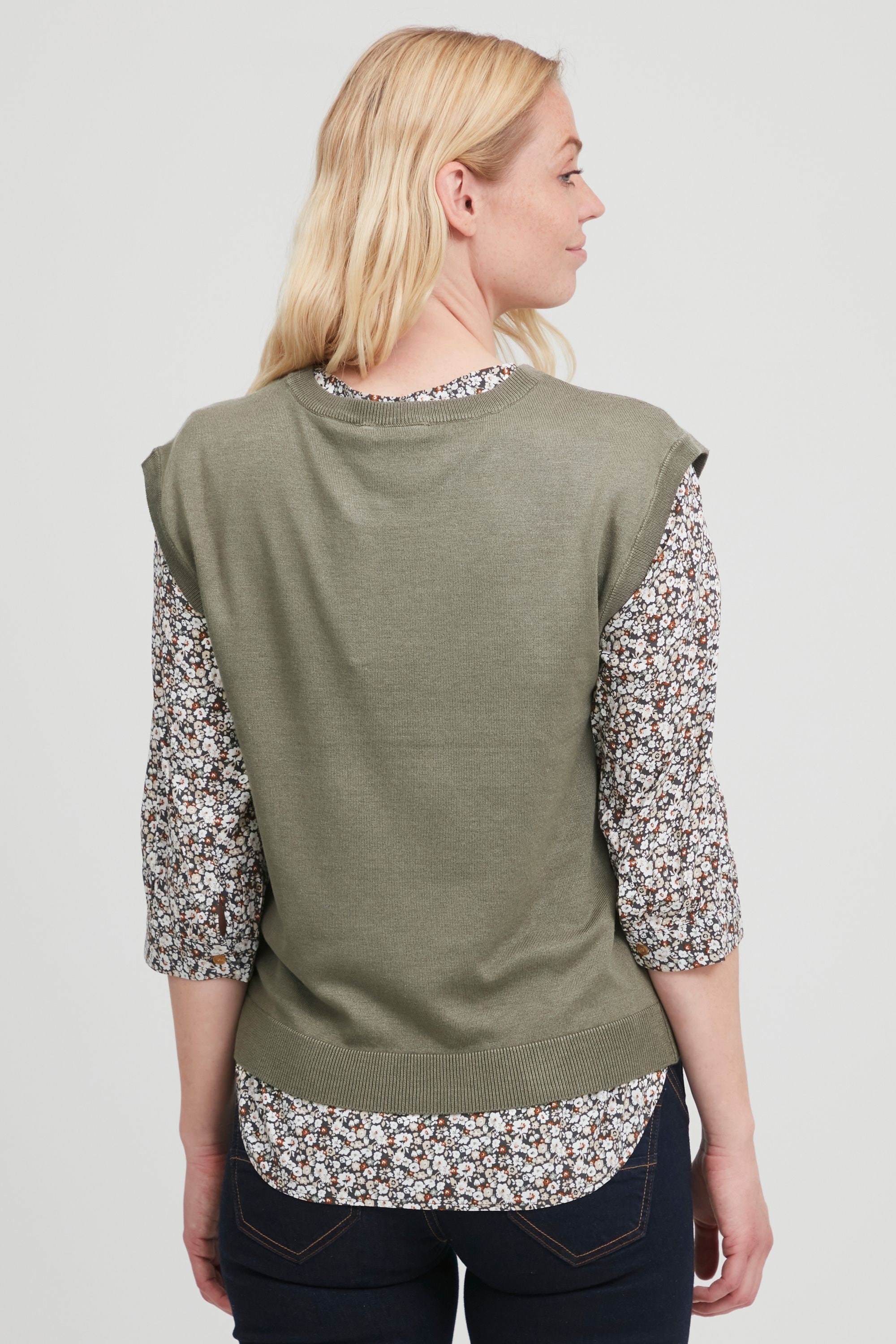 fransa Strickjacke »Kurzarmpullover FRZubasic«