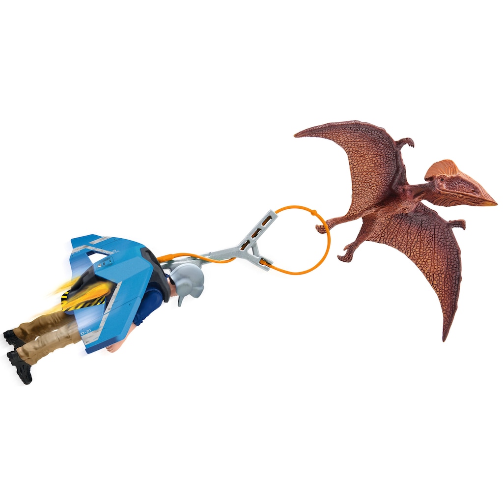 Schleich® Spielfigur »DINOSAURS, Jetpack Verfolgung (41467)«