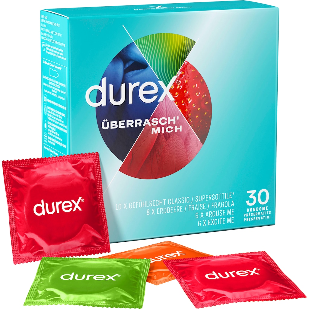 durex Kondome »Durex Überrasch Mich«, (Packung, 30 St.)