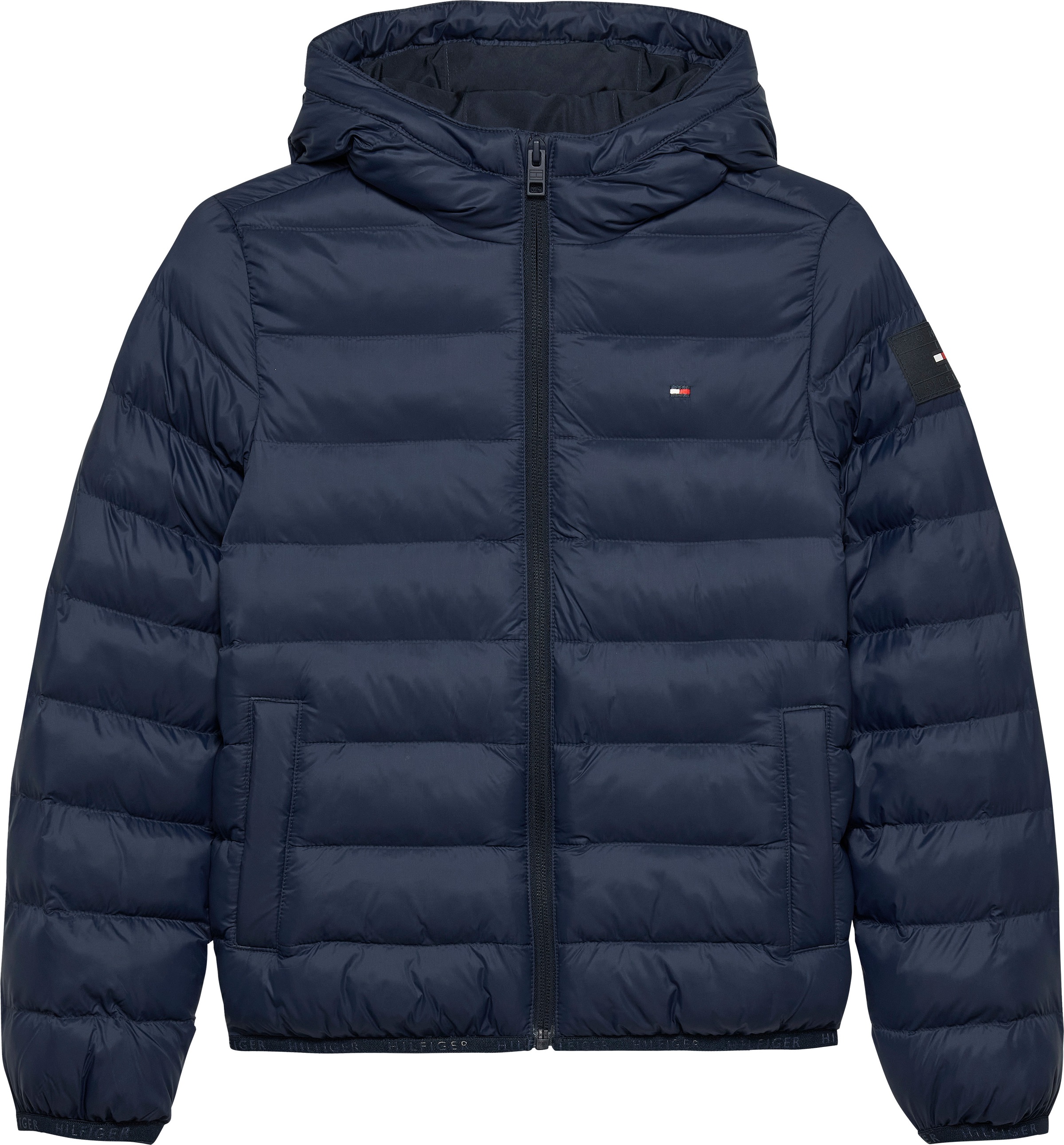 Tommy Hilfiger Steppjacke »U LIGHT DOWN HOODED JACKET«, mit Kapuze, Kinder bis 16 Jahre