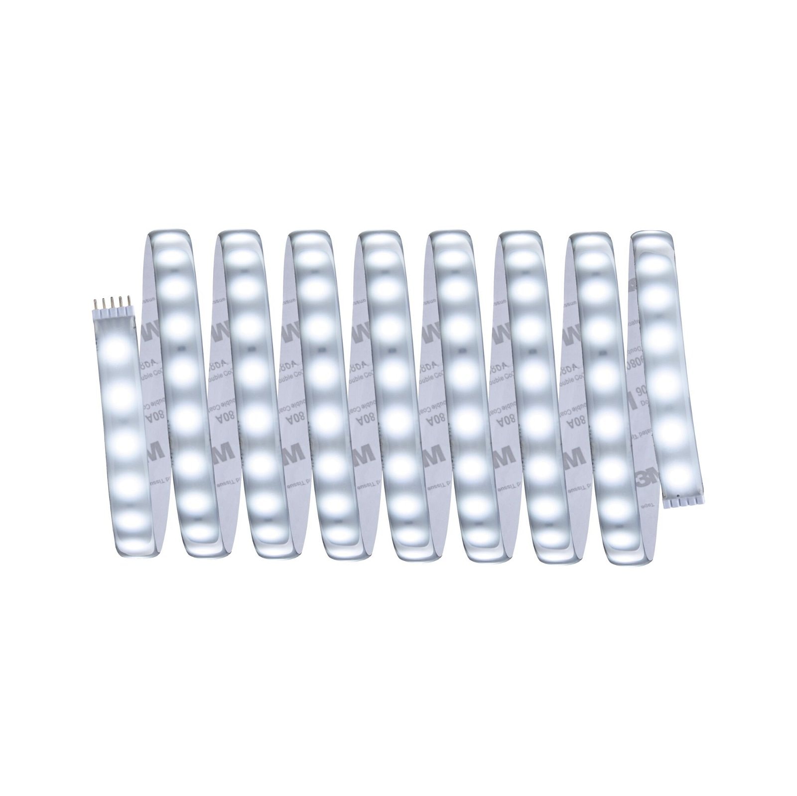 Paulmann LED-Streifen »MaxLED 500 Basisset 3m Daylight 18W 230/24V 36VA Silber Kunststoff«, 1 St.-flammig, IP44 Cover 6500K