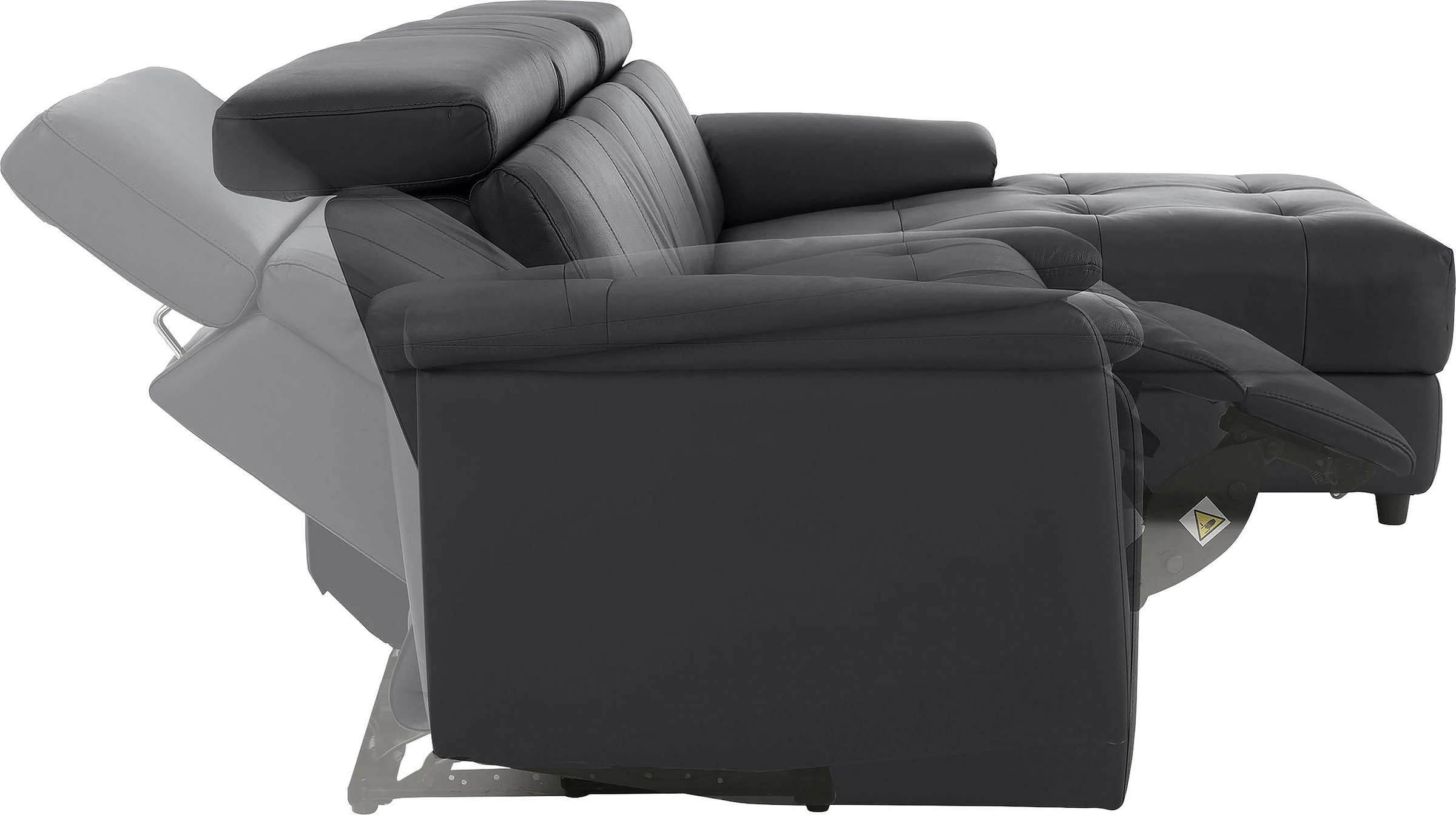 Home affaire Ecksofa »Binado, L-Form,« mit manueller oder elektrischer Relaxfunktion mit USB-Anschluss