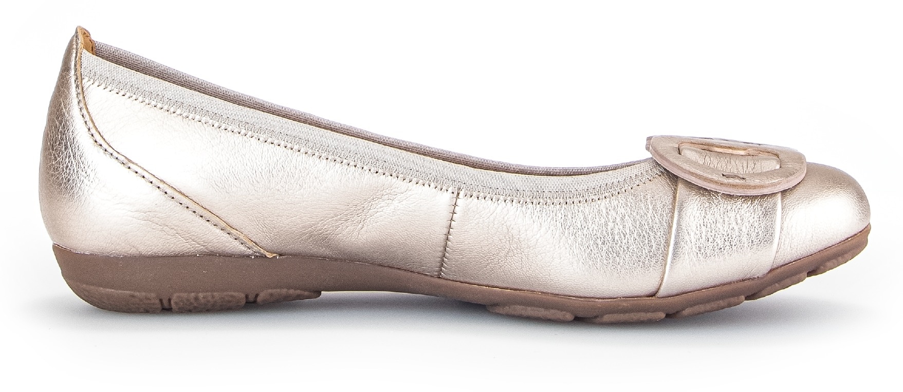 Gabor Ballerina, flache Schuhe, Slipper mit Hovercraft Luftkammern-Laufsohle