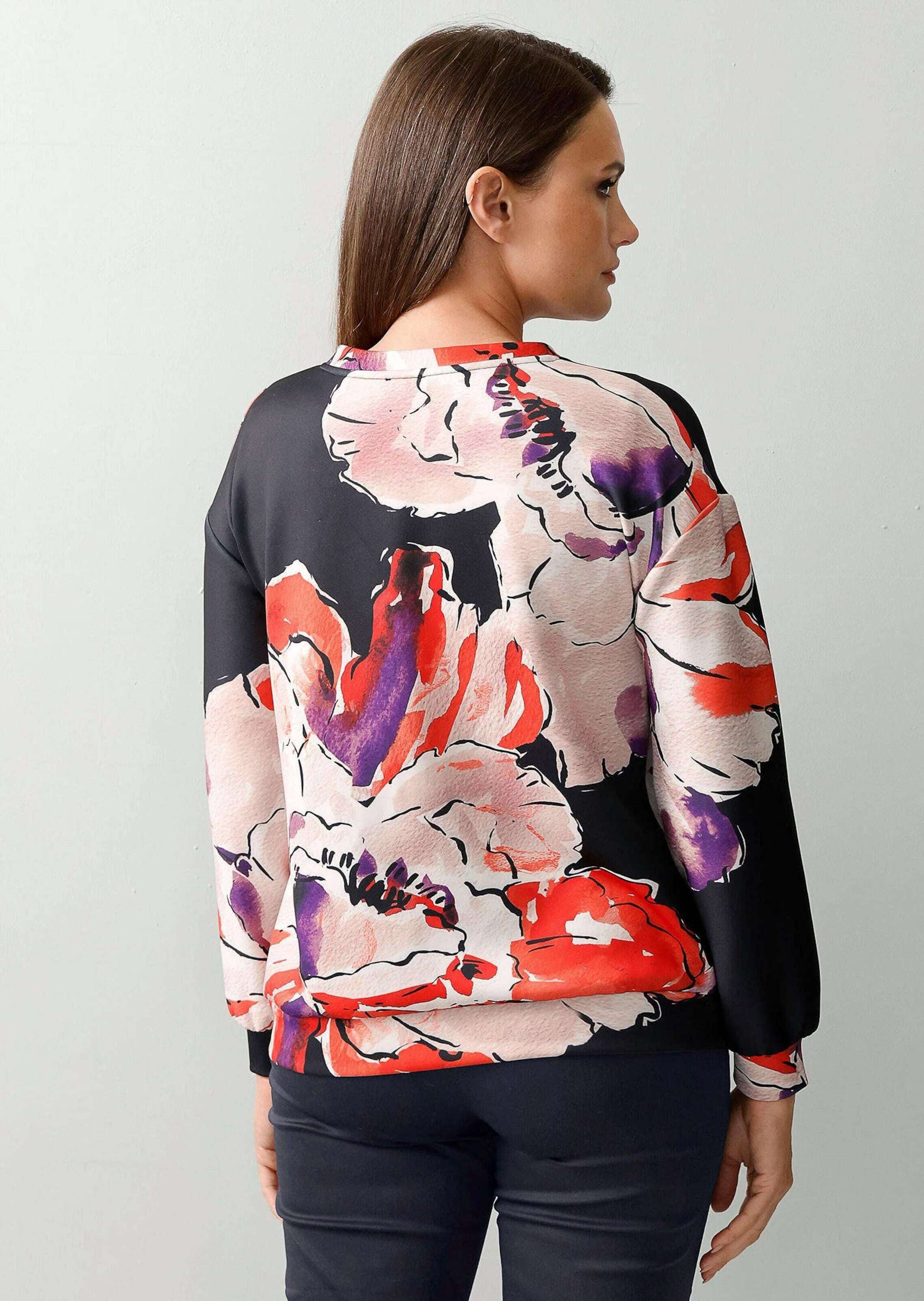 Alba Moda Print-Shirt »Shirt Shirt mit floralem Druck im Vorderteil«