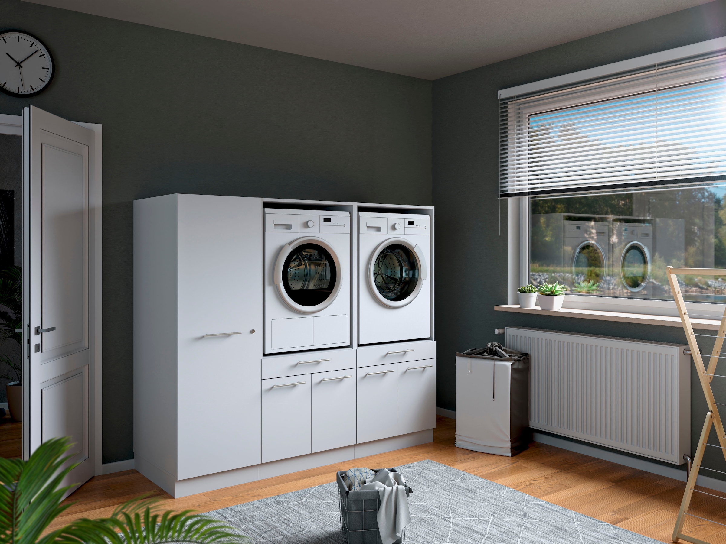 Laundreezy Mehrzweckschrank-Set »Laundreezy, 3-tlg. Mehrzweckschrank-Set B/H/T 186/162/68 cm« 3 Stk. tlg.