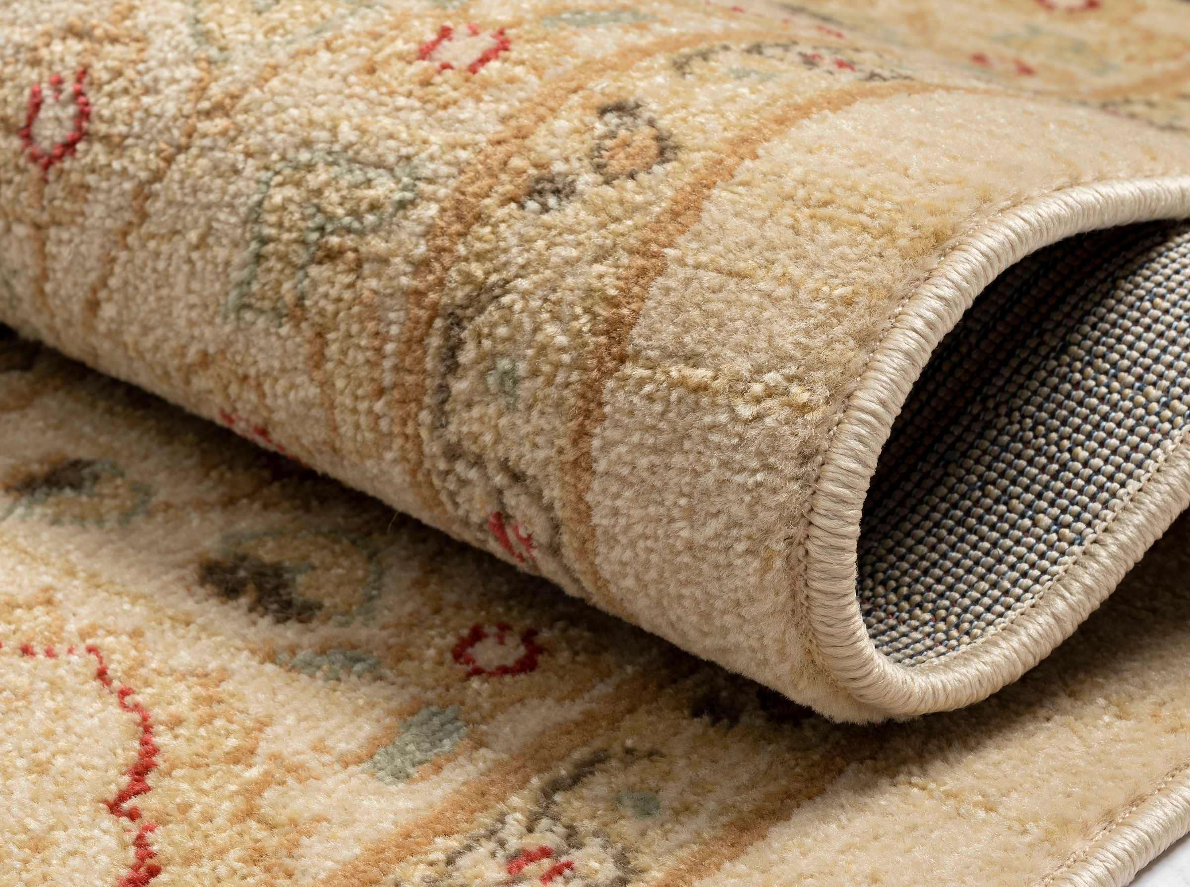 Myflair Möbel & Accessoires Teppich »Maryam 2« rechteckig 7,5 mm Höhe Kurzflor, Orient Optik, edler Glanz, mit Fransen, besonders weich