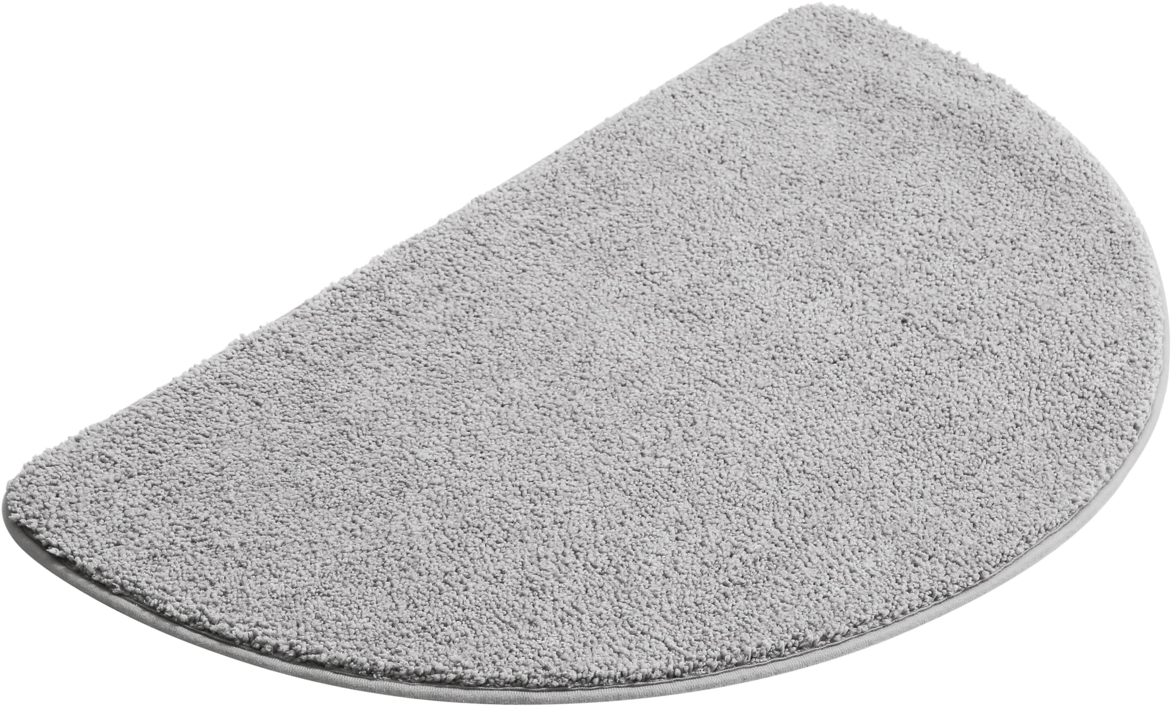 my home Badematte »Regona, Badteppich, Badvorleger, Badezimmer Teppich«, rutschhemmend beschichtet, fußbodenheizungsgeeignet-schnell trocknend-strapazierfähig, Uni Farben, besonders weich, als rechteckig und halbrund erhältlich