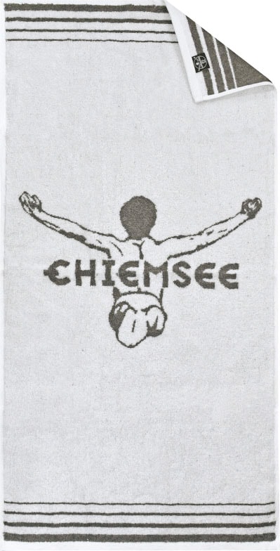 Chiemsee Handtücher »Miami«, (4 St., 4er Set Handtücher 50 x 100 cm), Chiemsee Logo