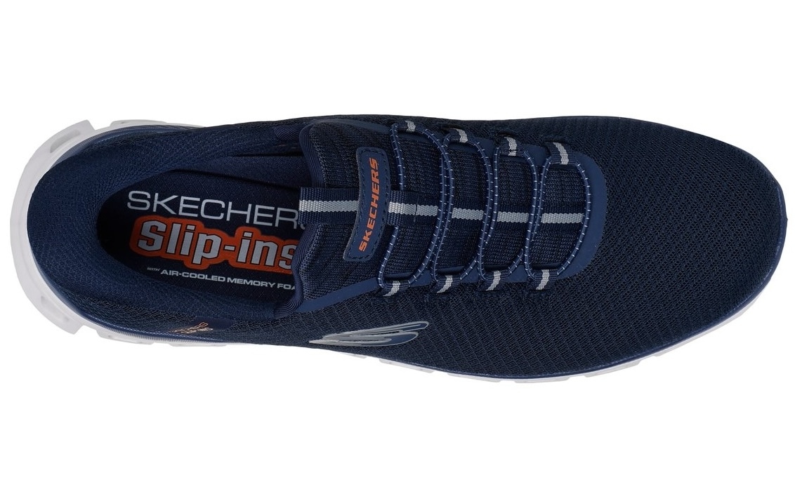 Skechers Slip-On Sneaker »GLIDE-STEP«, Schlupfschuh, Freizeitschuh, Trainingsschuh mit praktischem Gummizug