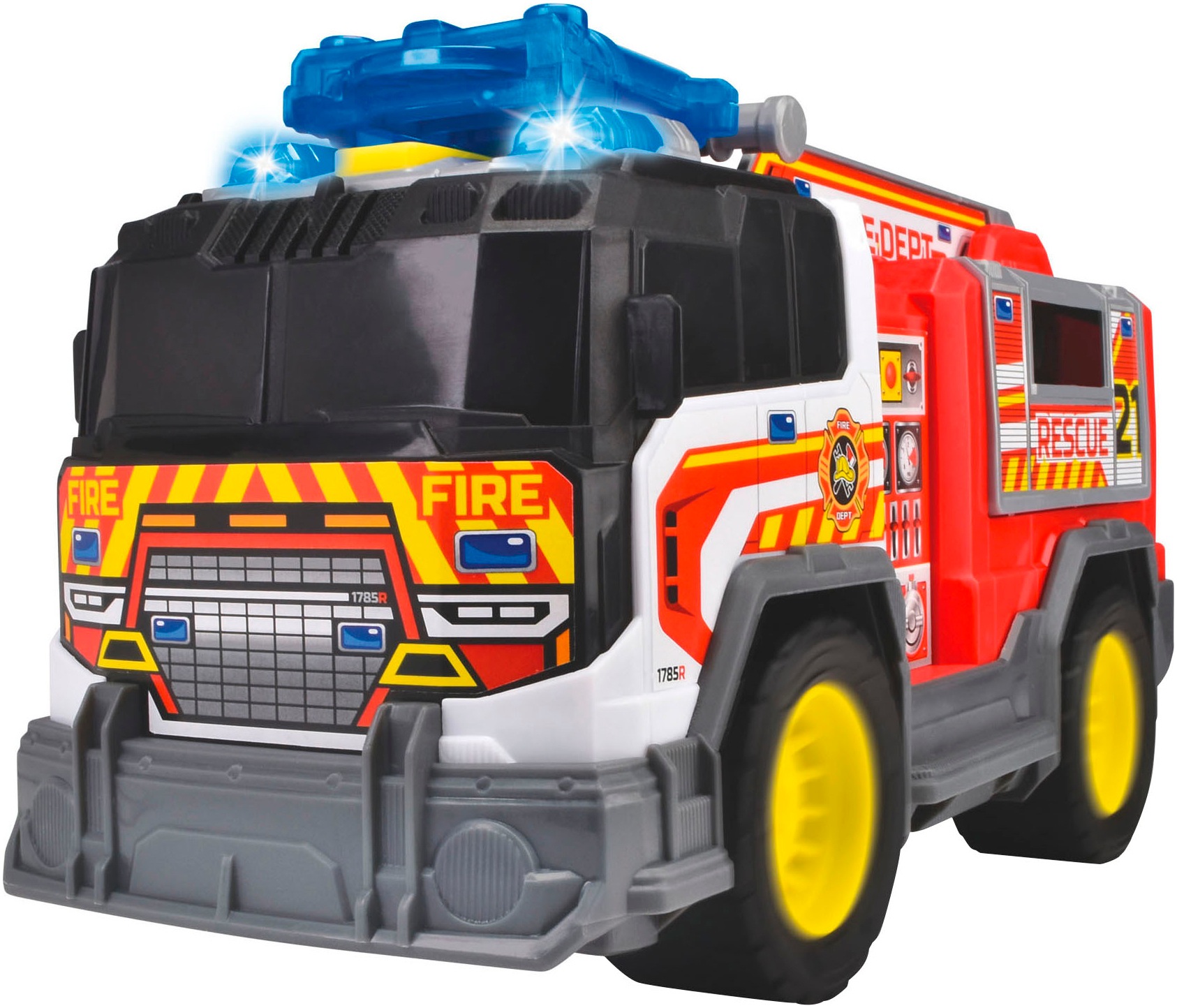 Dickie Toys Spielzeug-Feuerwehr »Fire Rescue Unit«, mit Licht und Sound