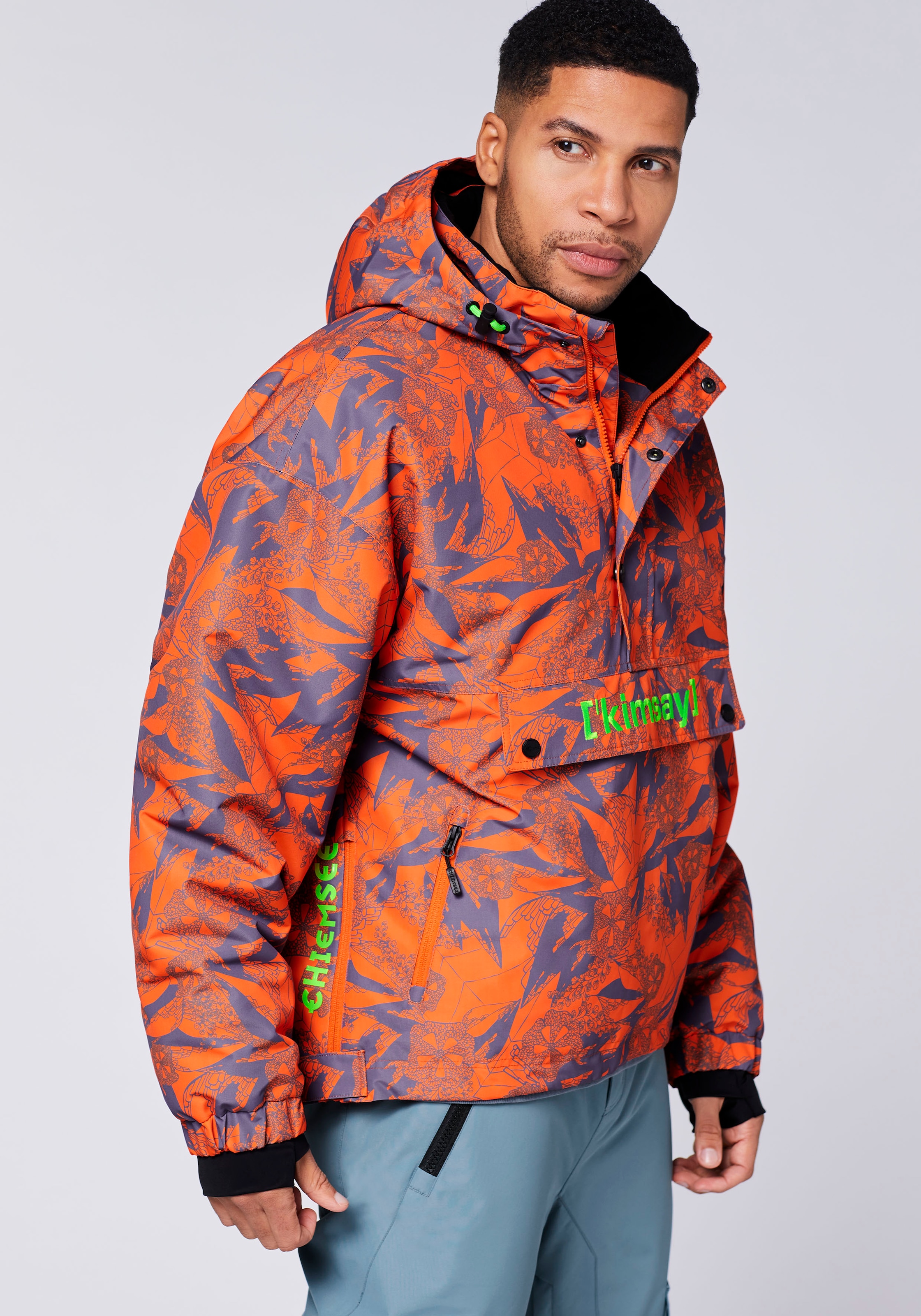 Chiemsee Outdoorjacke »ORNG/PURPLE AOP«