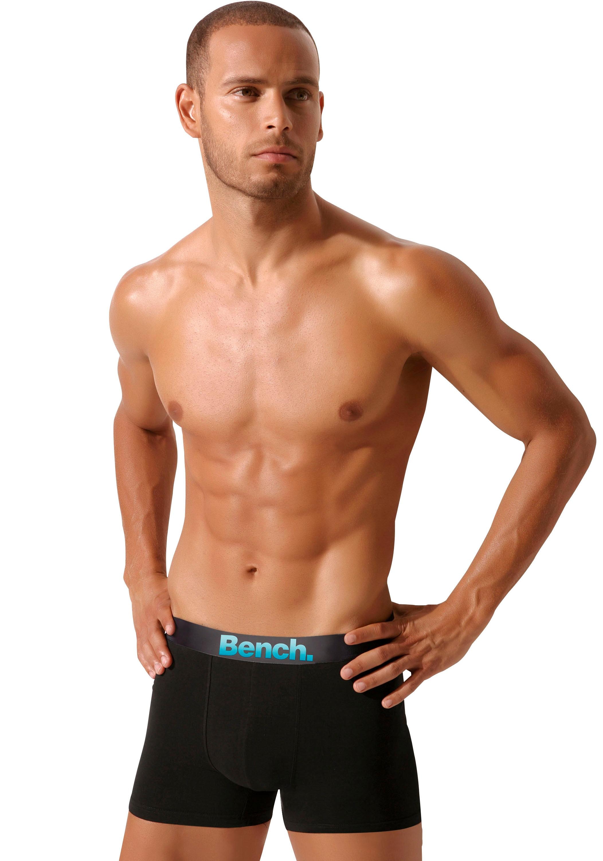 Bench. Boxer »Boxershorts für Herren«, (Packung, 3 St.), Unterhosen mit Logo Webbund