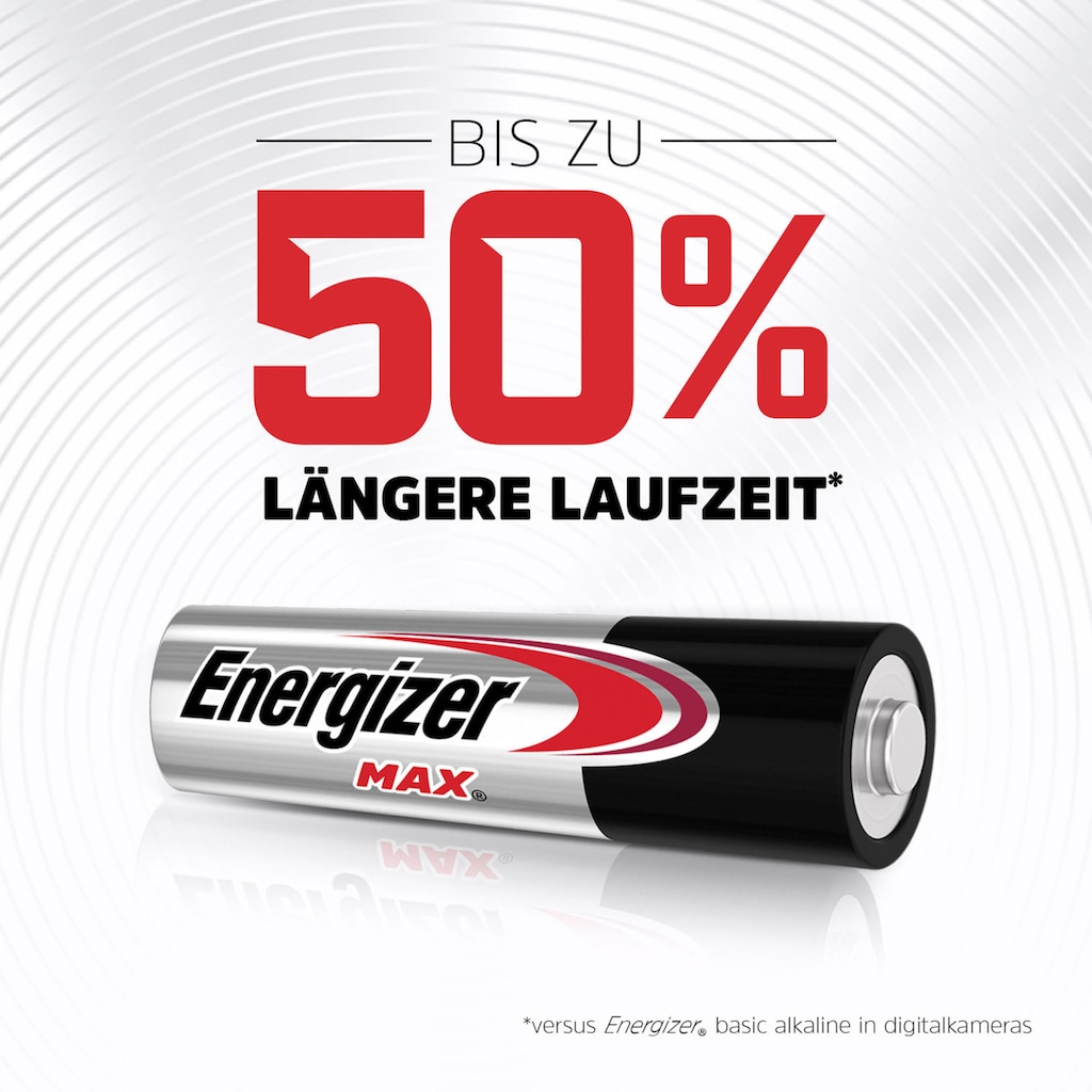 Energizer Batterie »4er Pack Max Mignon (AA)«, (4 St.)