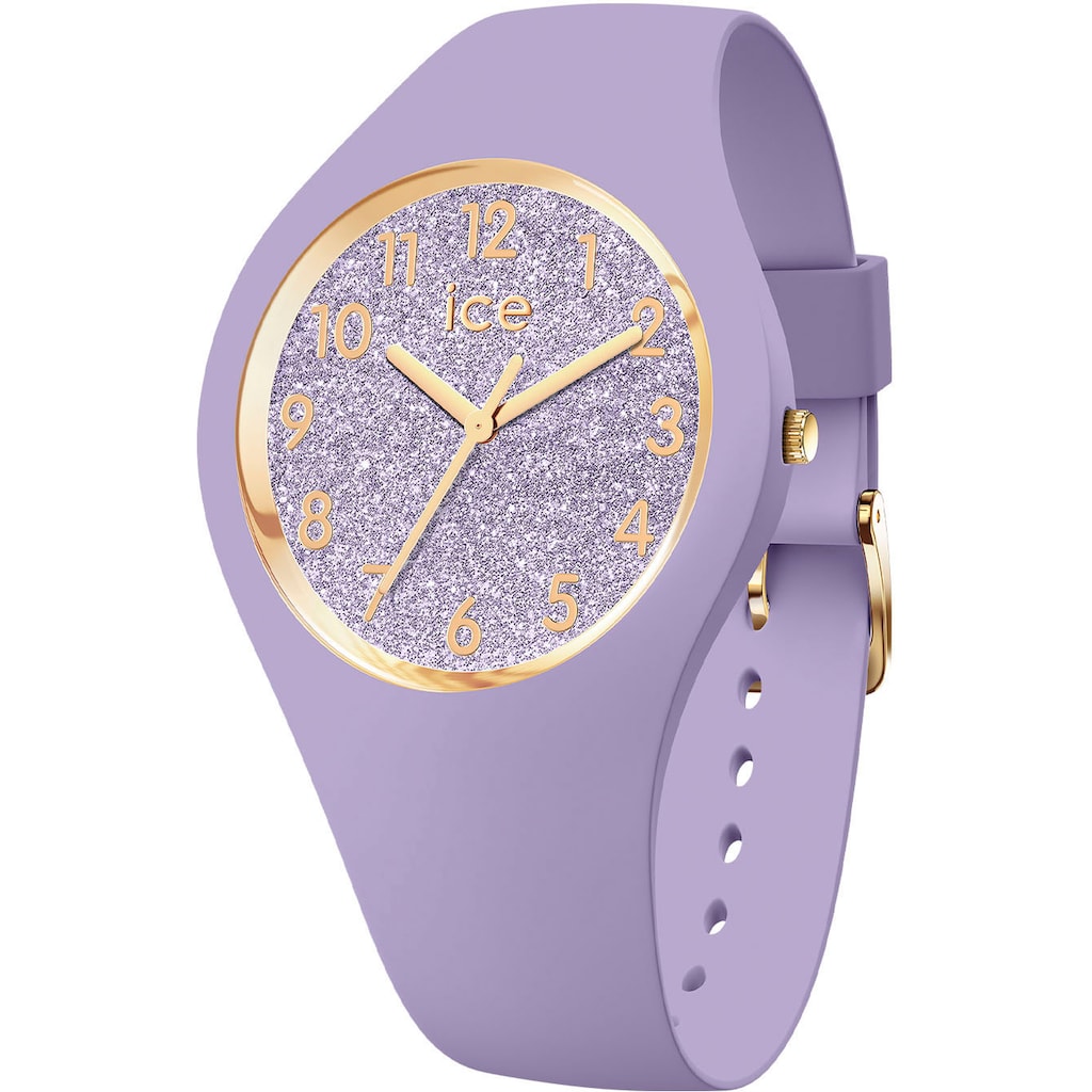 ice-watch Quarzuhr »ICE glitter Digital lavender Small 3H 021223«