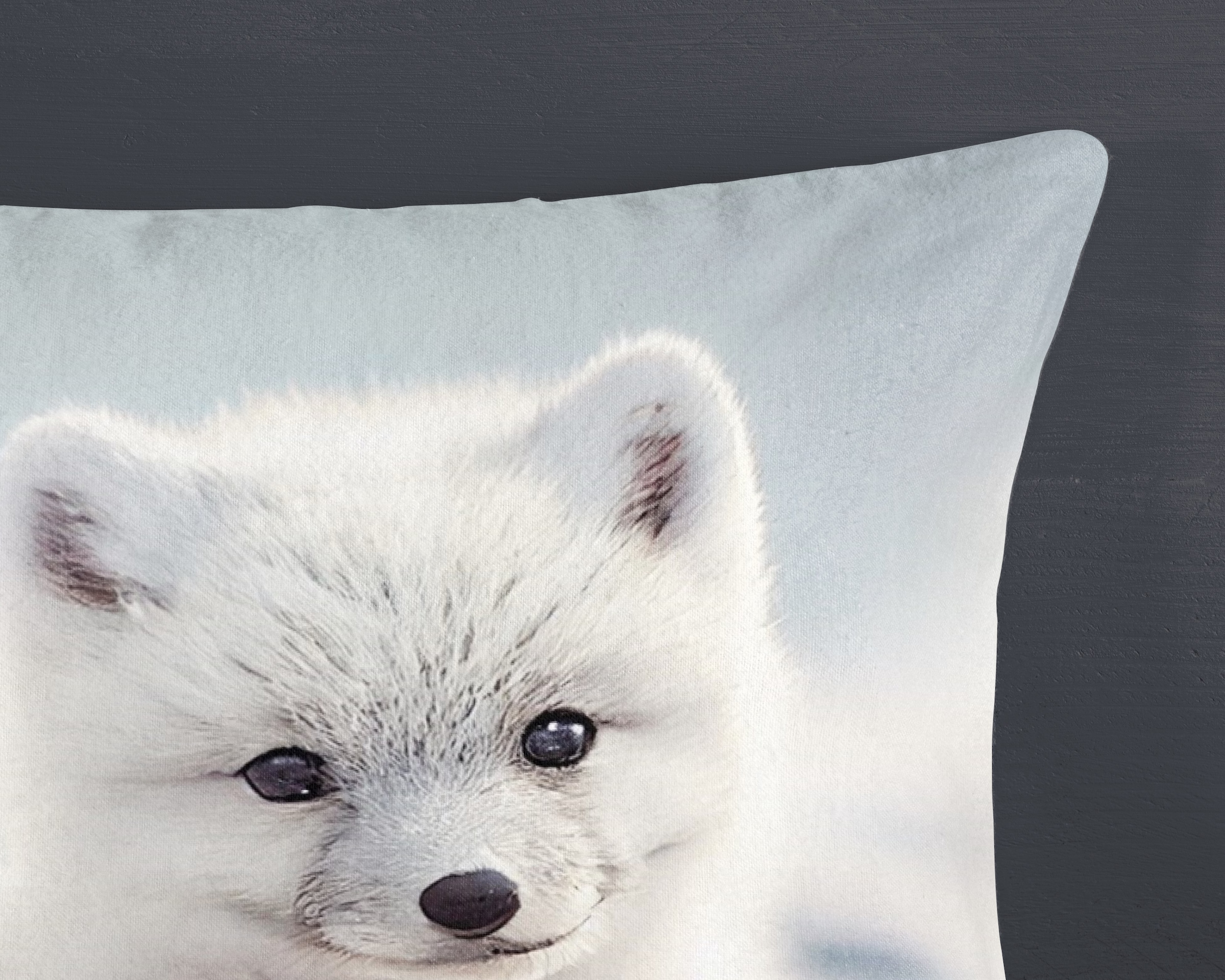 good morning Kinderbettwäsche »Toss«, Flanell, Biber, 135x200, Winter, Warm, Wende, Kind, Schnee, Weißfuchs