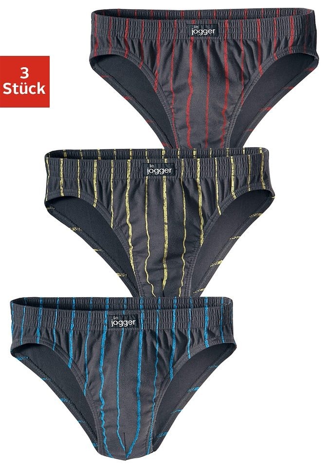 St.), Baumwoll-Stretchqualität jogger® le bei aus 6 ♕ Slip, (Packung,