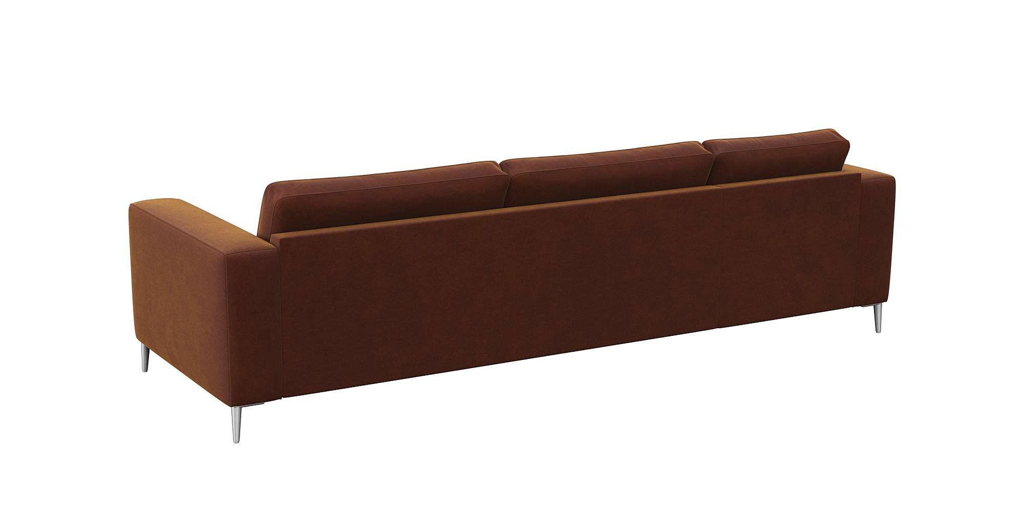 FLEXLUX Ecksofa »Fiore, super Sitzkomfort durch Kaltschaum im Sitz, L-Form«, breite Armlehnen, Kaltschaum, Füße Alu