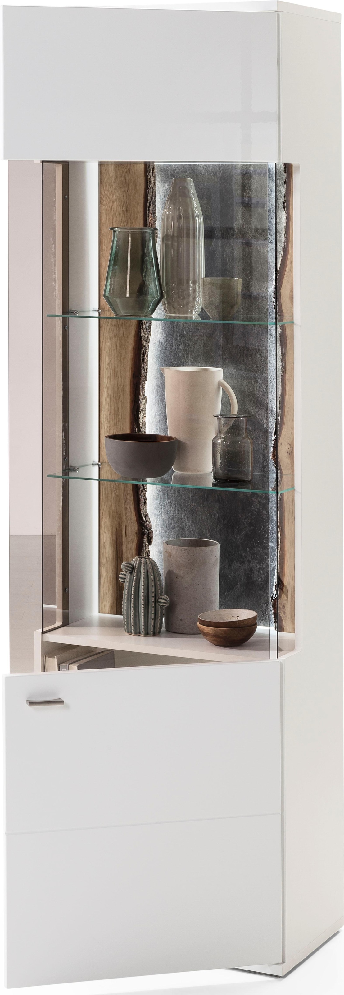 set one by Musterring Vitrine »TACOMA«, Typ 01, Höhe 207, 4 cm, mit getönter  Glastür auf Rechnung kaufen