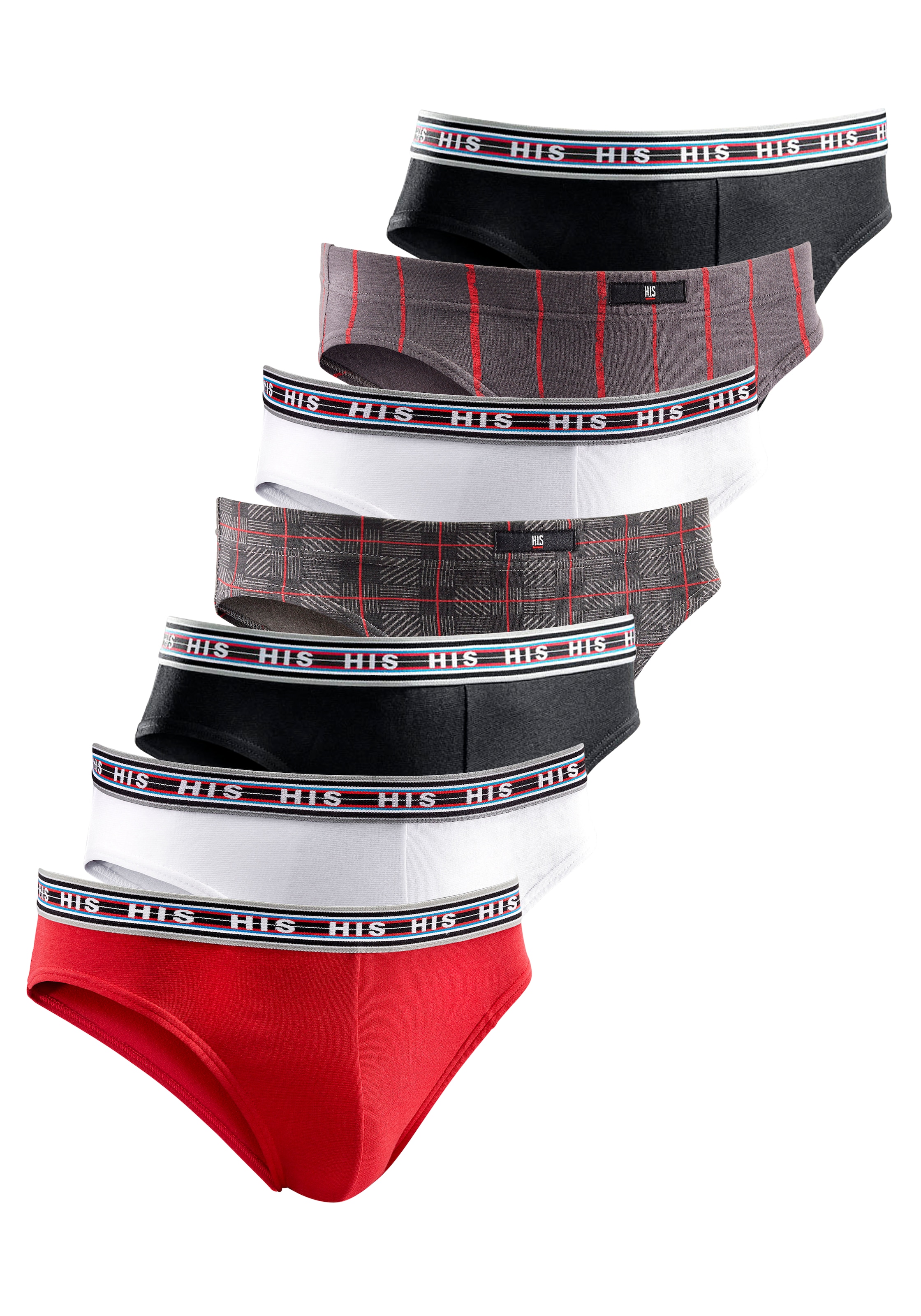H.I.S Slip Packung, 7 Stk. aus Baumwoll-Stretch