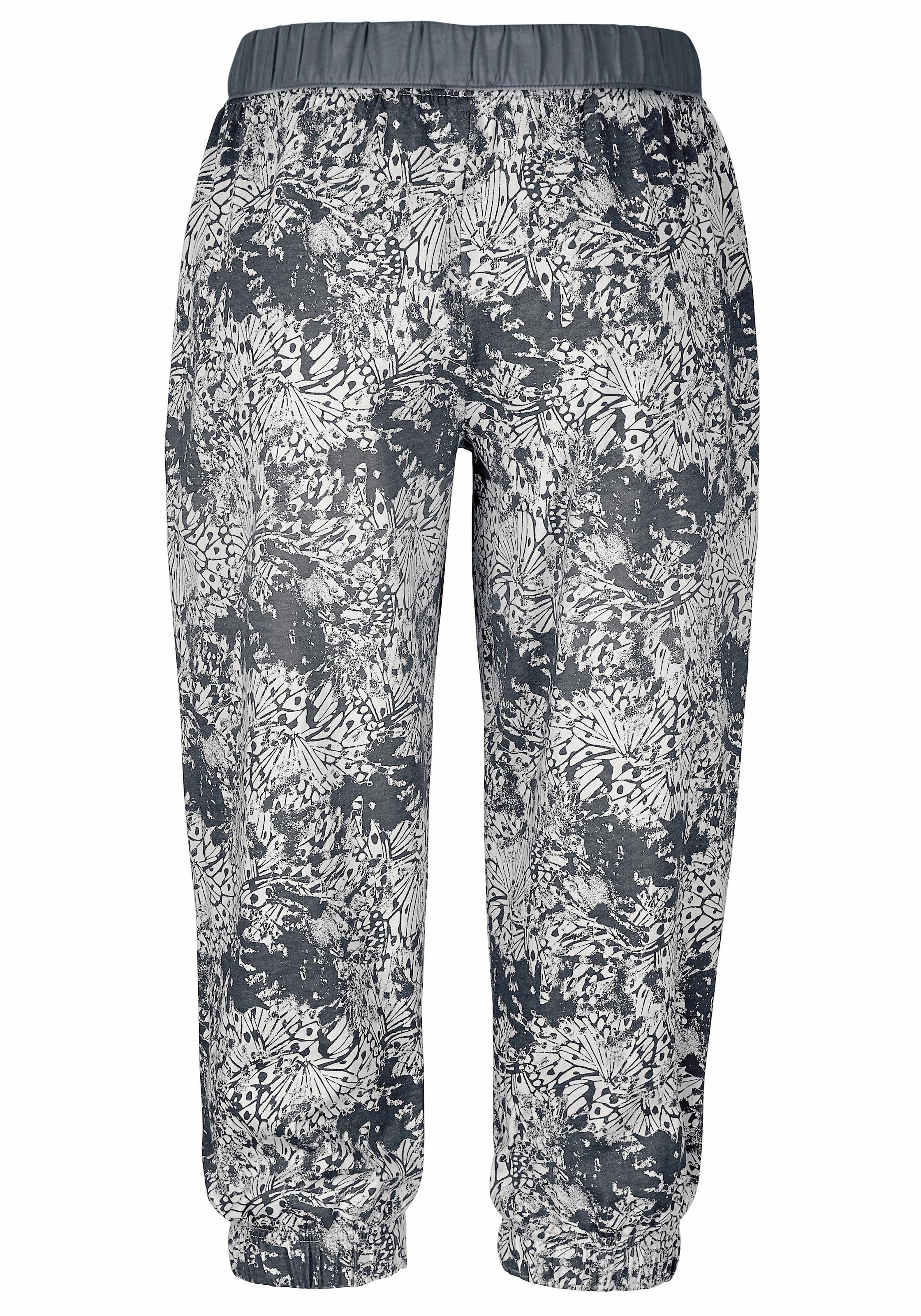 Buffalo Capri-Pyjama 2 Stk. tlg., mit gemusterter Hose