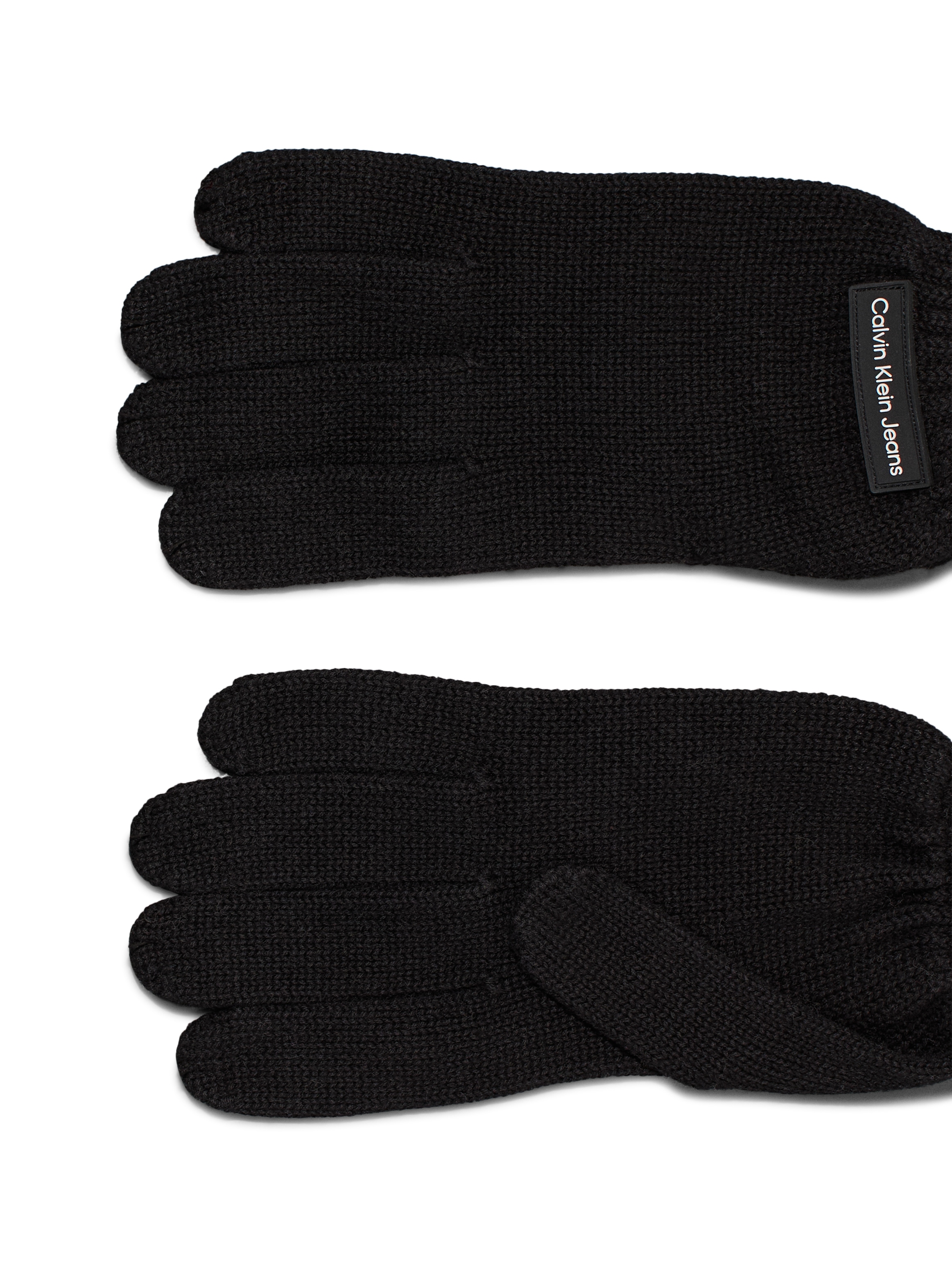 Calvin Klein Jeans Strickhandschuhe »INST PATCH GLOVES«, mit Logopatch