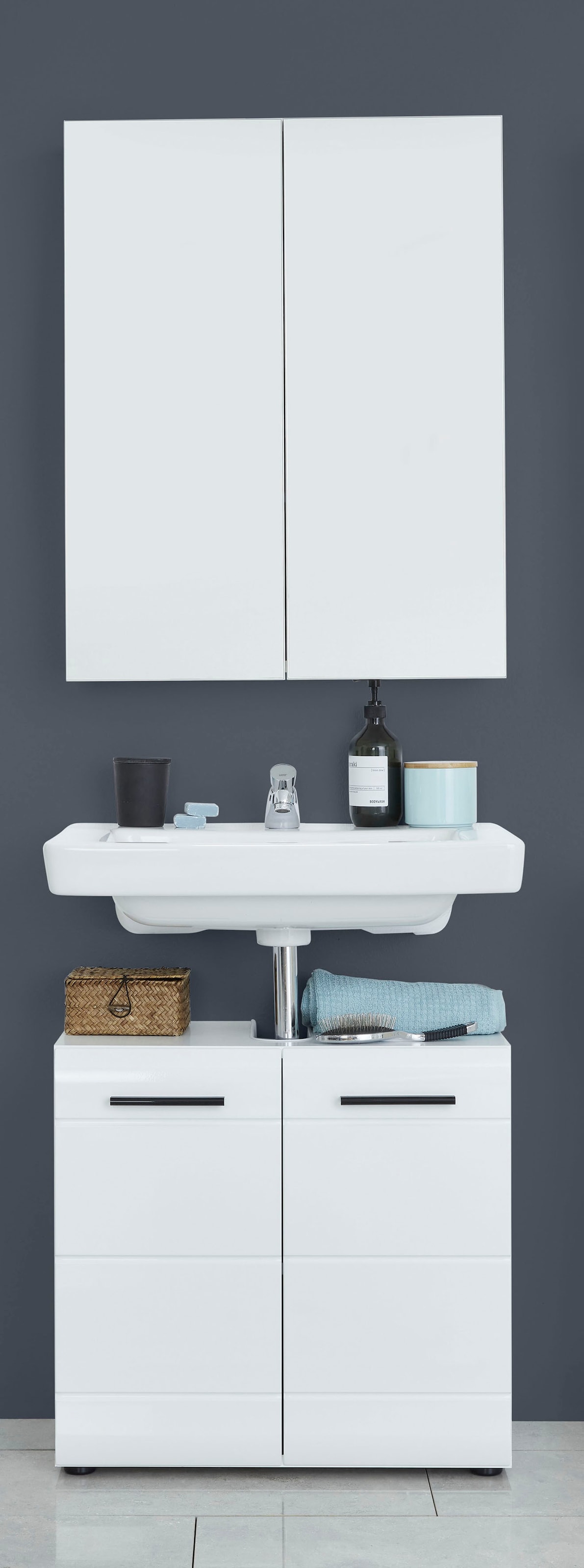 welltime Badmöbel-Set »Sovana« Set, 2 Stk. tlg.