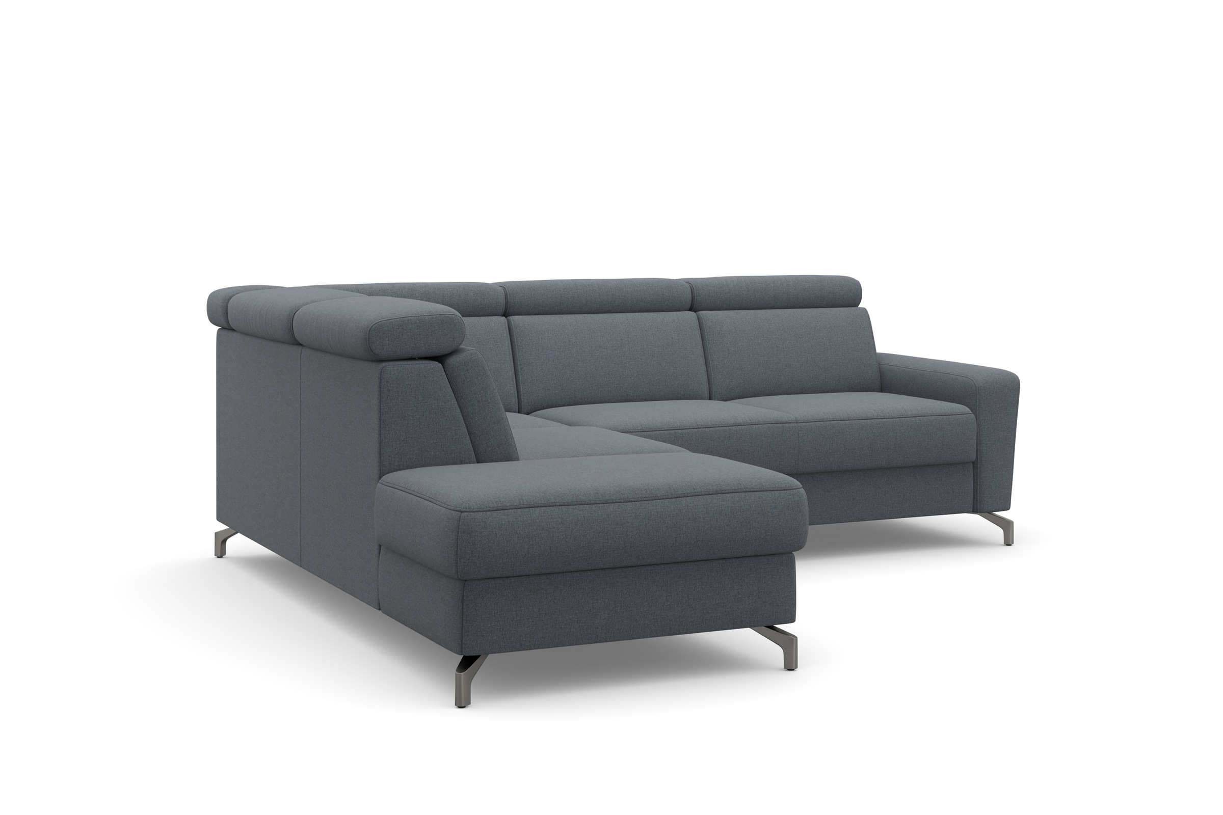 sit&more Ecksofa »Scarlett L-Form«, inklusive Kopfteilverstellung, wahlweise mit Bettfunktion, Bettkasten