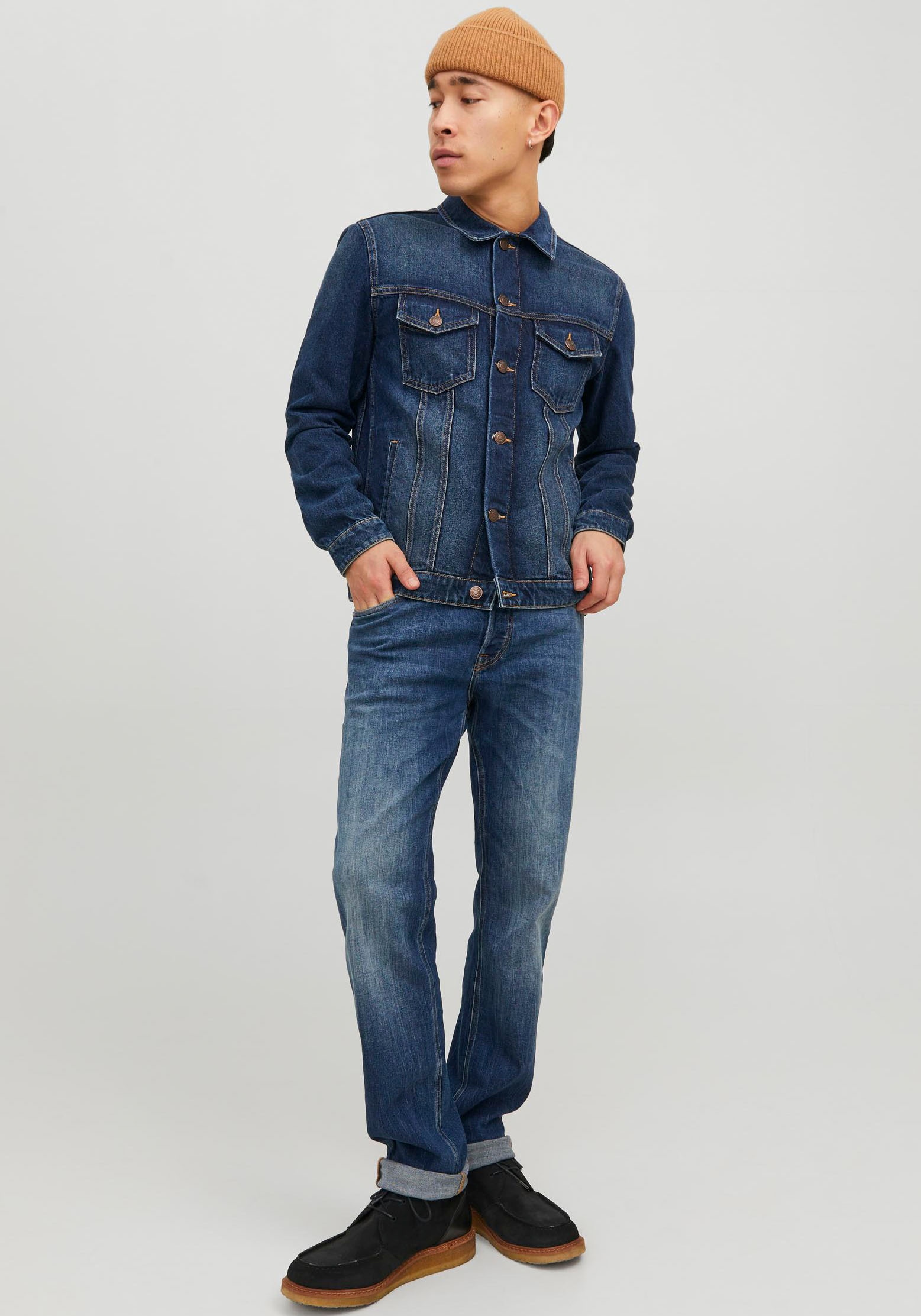 Jack & Jones Tapered-fit-Jeans »JJIMIKE JJORIGINAL AM 355«