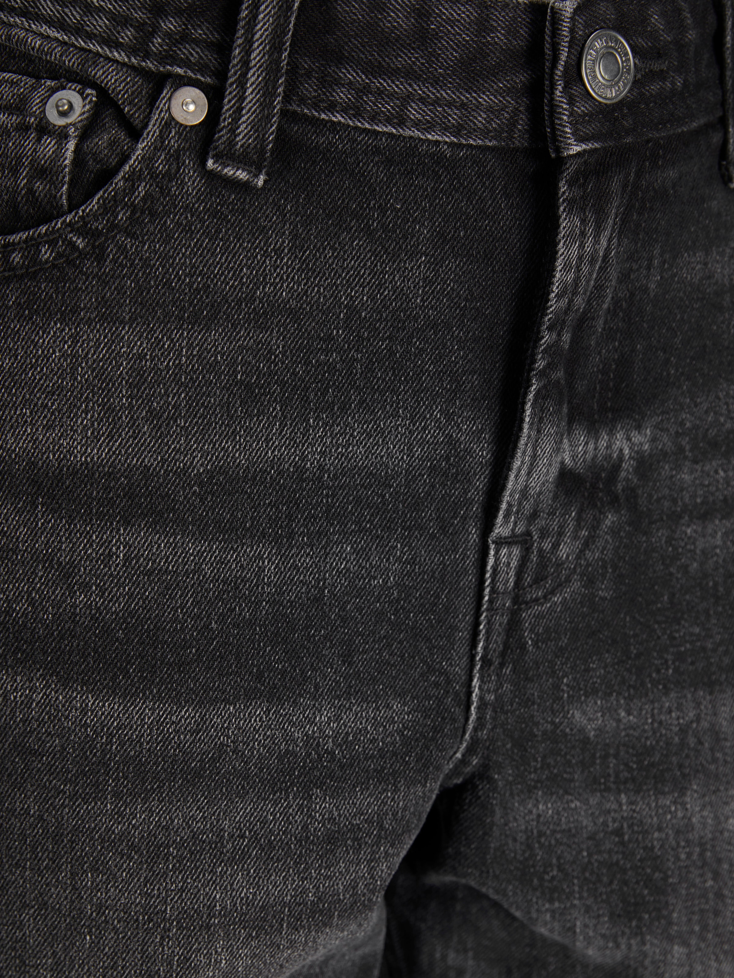 Jack & Jones Junior Loose-fit-Jeans »JJICHRIS bequem, pflegeleicht, mit Taschen«, Abriebeffekte, modisch, loose fit, Denim