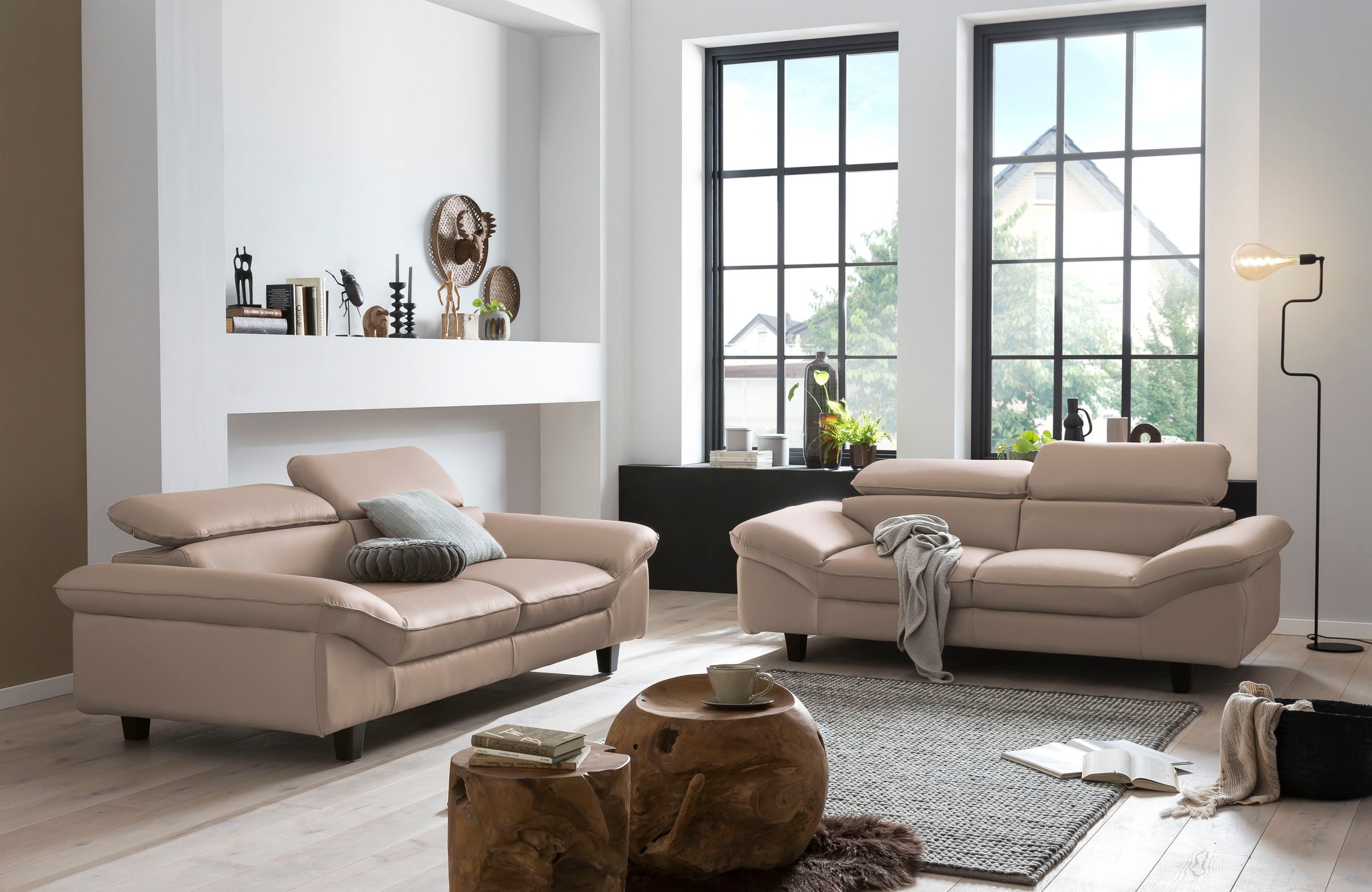 OTTO home 2-Sitzer »Pilot« Big-Sofa mit Kopfteilverstellung