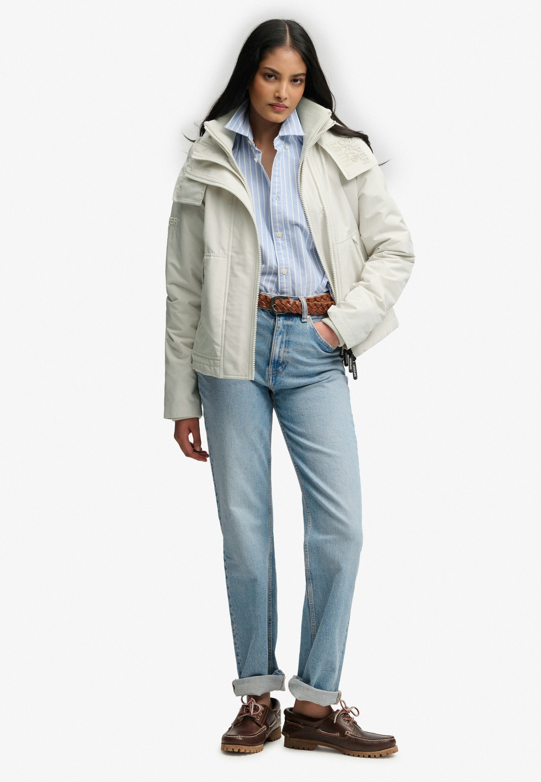 Superdry Outdoorjacke »HOODED ARCTIC WINDCHEATER« Kunstfaser, regular fit