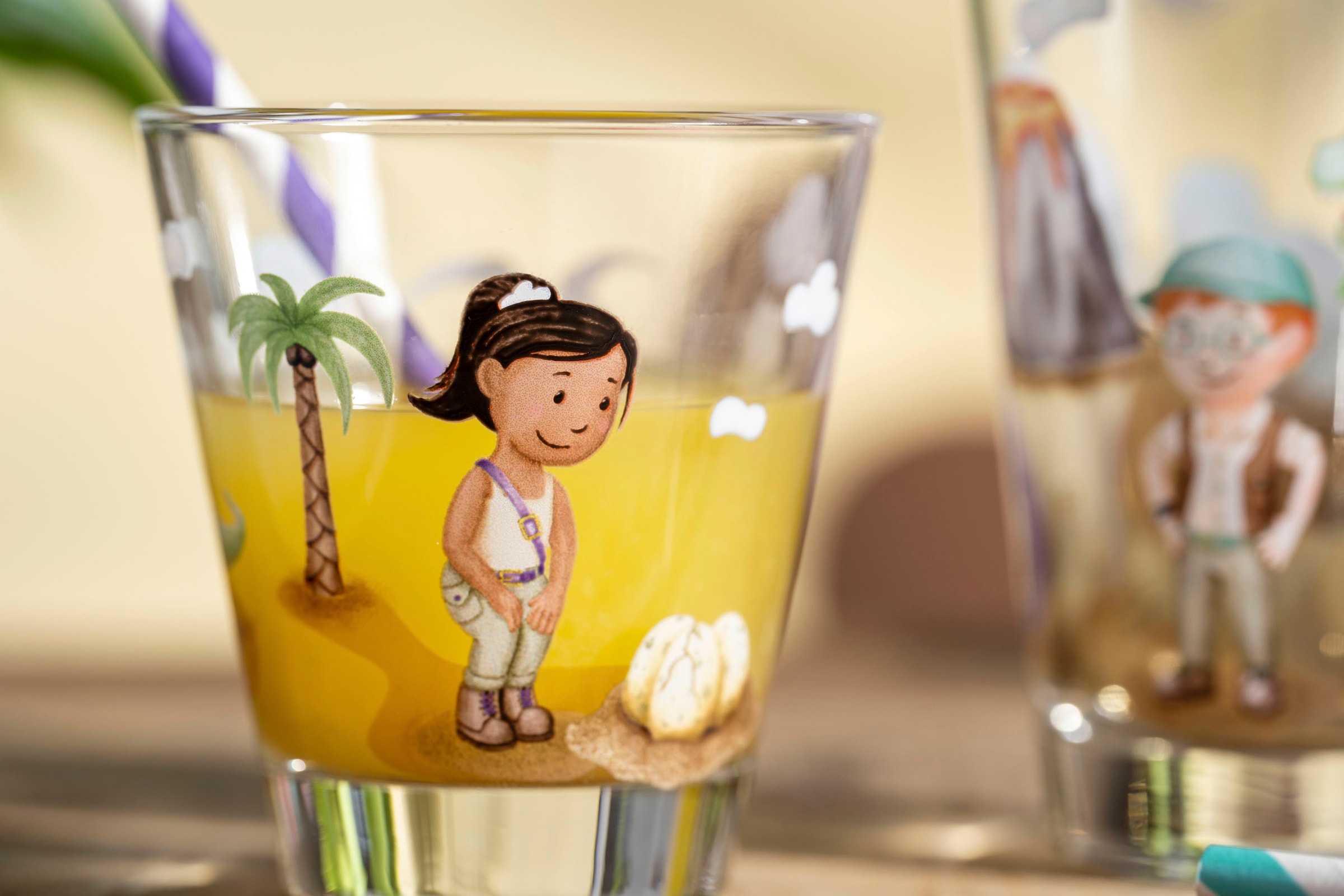 LEONARDO Gläser-Set »Dino BAMBINI AVVENTURA«, (Set, 6 tlg.), 215 ml, 6-teilig