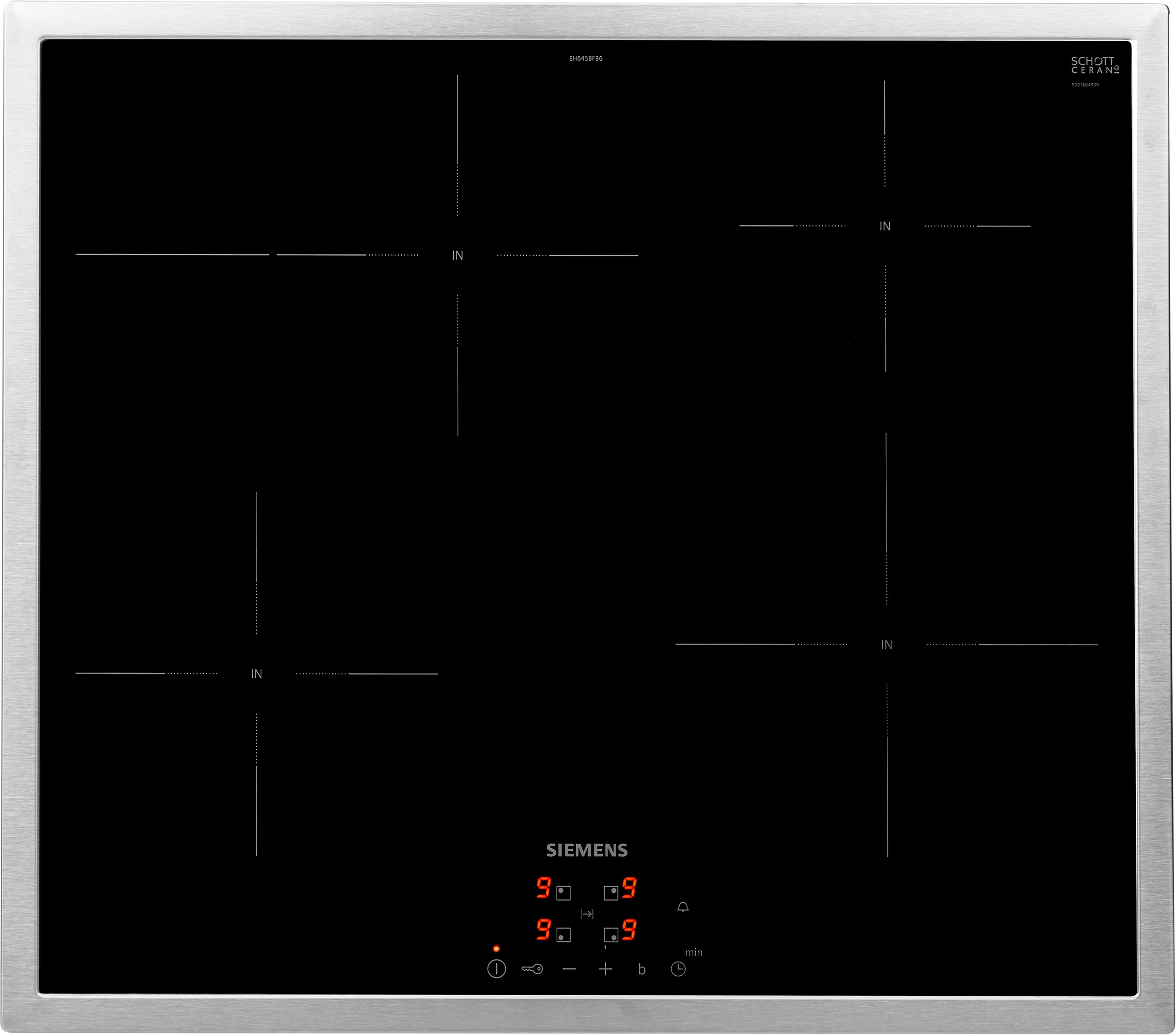 SIEMENS Backofen-Set »HB572ABS3« Pyrolyse-Selbstreinigung Set, Einbau-Backofen-Set, EH645BFB6E + HB572ABS3 + HZ538000, 3 Stk. tlg. Air Fry Funktion: Für knusprige Ergebnisse