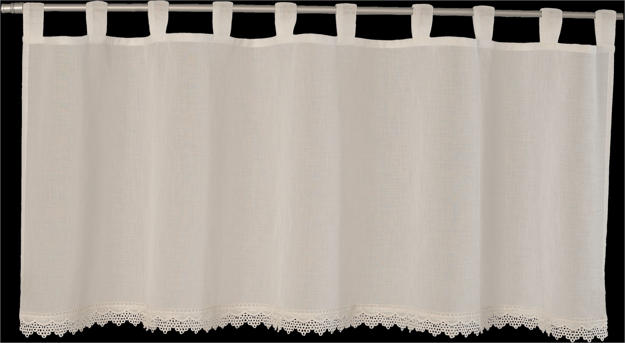 HOMING Scheibengardine »Mira« Schlaufen 1 Stk. tlg. Schlaufenpanneaux