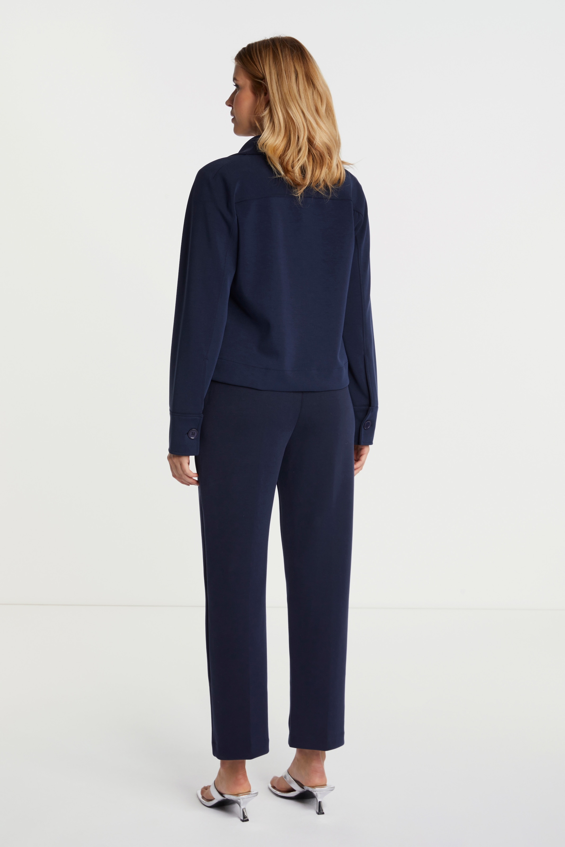 RICHROYAL Jerseyhose, mit Bändchen im Bündchen