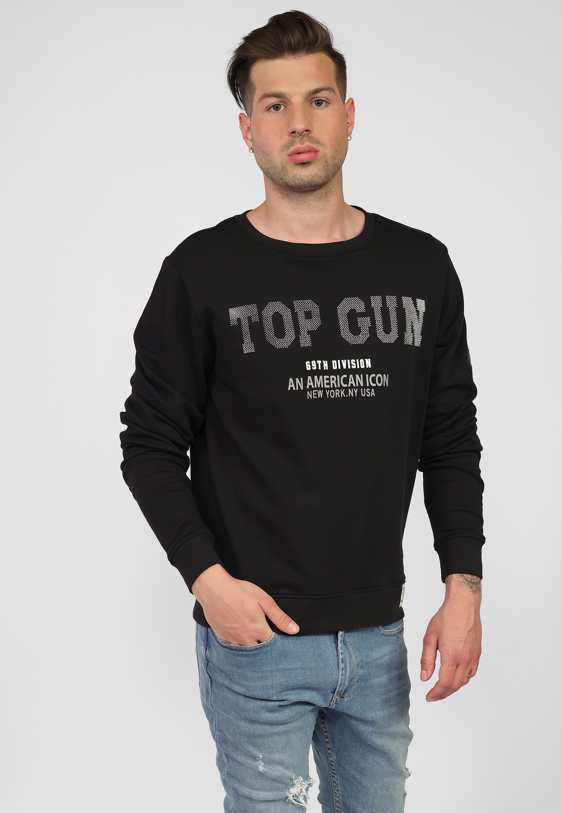 TOP GUN Sweatshirt »Sweater TG20213007«
