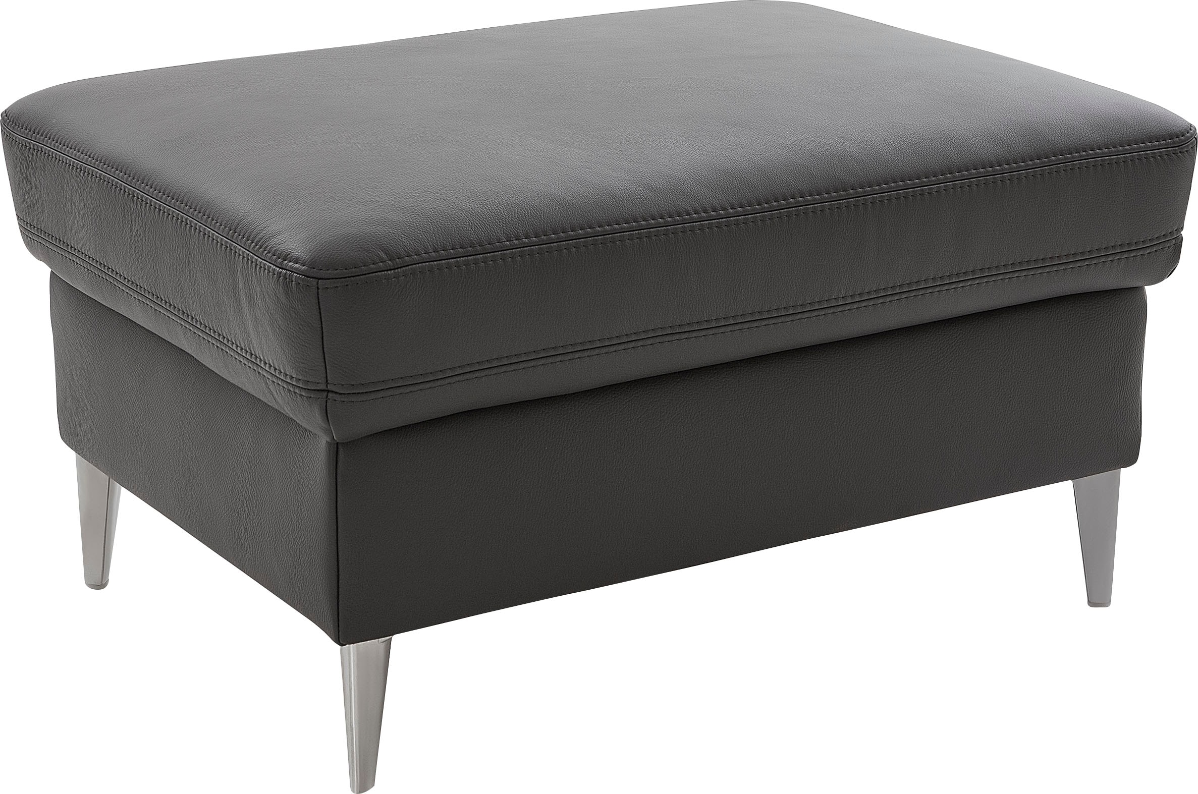 Die PlanBar Hocker »PN-EM23187«, (Set), Aufklappbar mit Stauraum, hochwertiges Glattleder