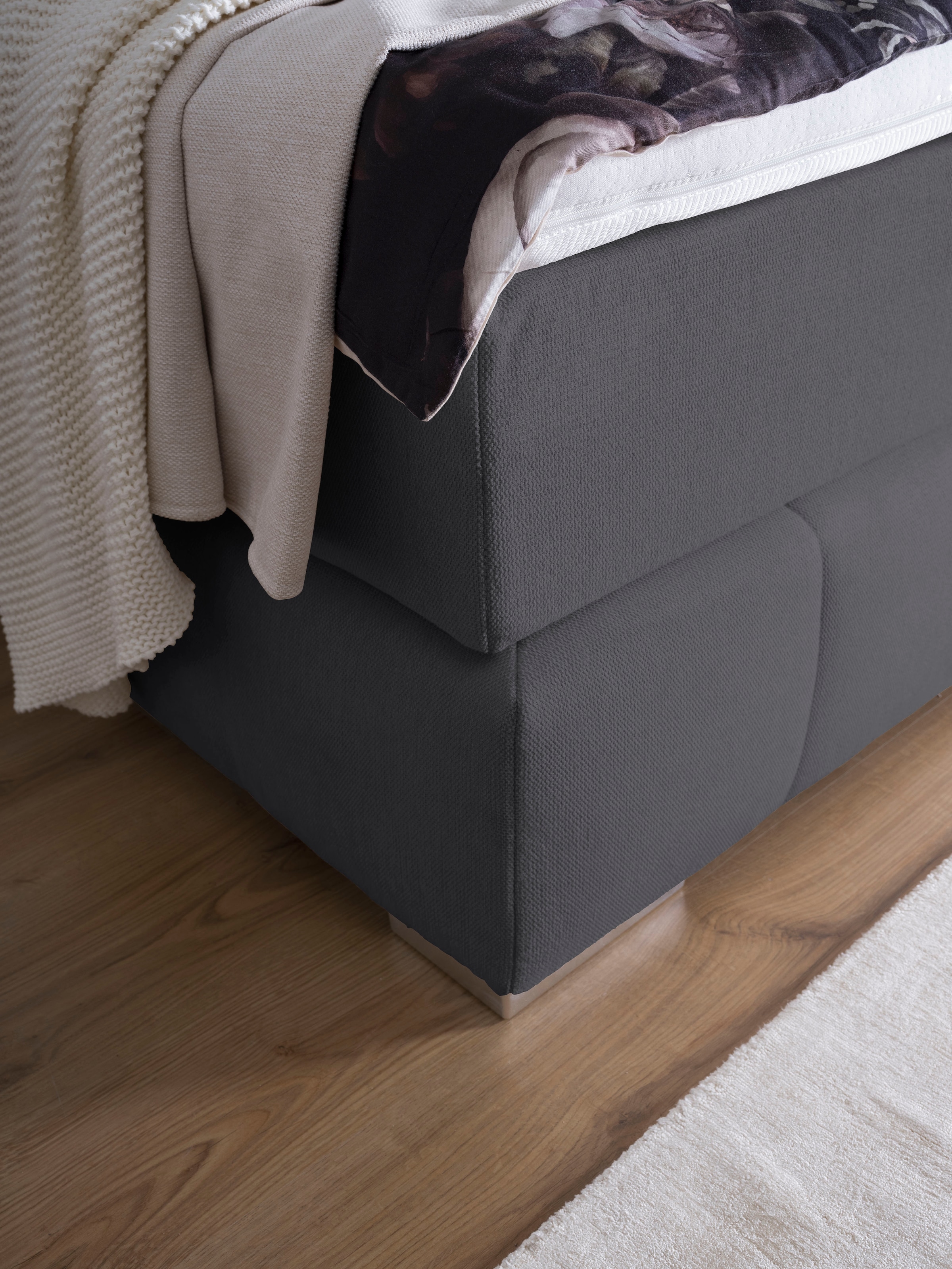 alina Boxspringbett »Luga«, 188 cm breit, inkl. Matratze und Komfortschaum-Topper