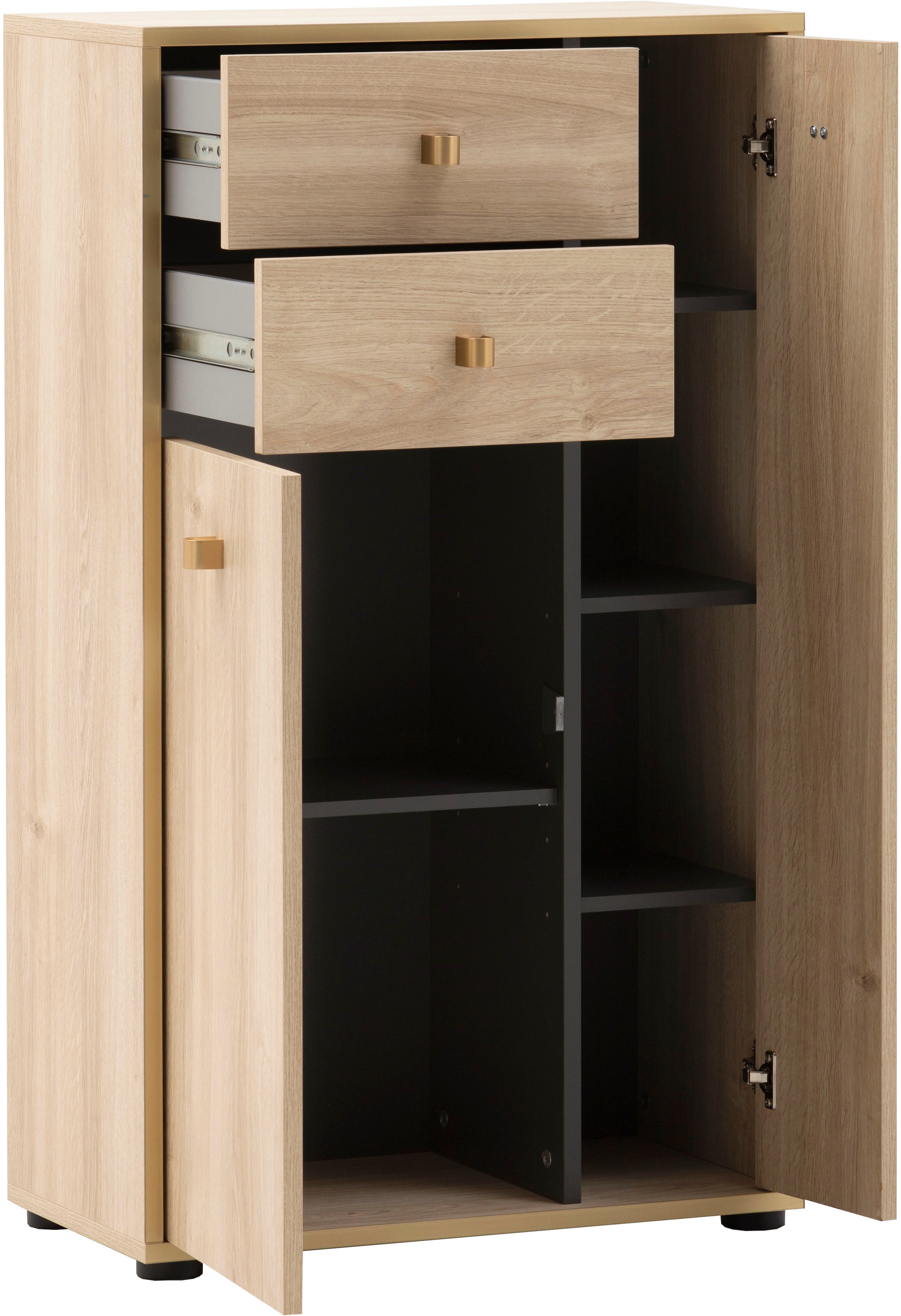 Schildmeyer Highboard »Flora, Highboard, Made in Germany, B: 60 cm« 1 Stk. tlg. Solide Verarbeitung - Dieses Produkt ist in Deutschland gefertigt