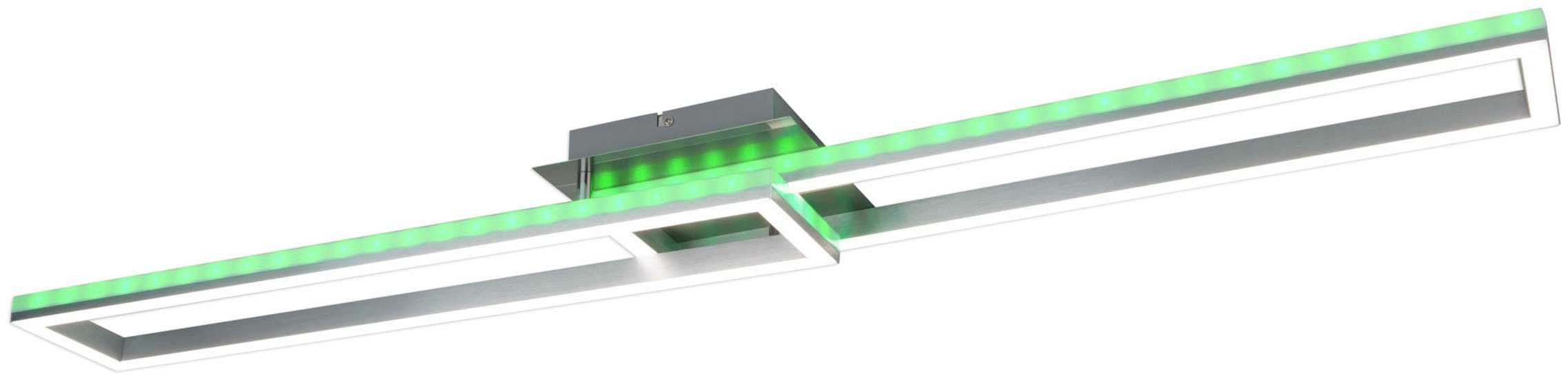 näve LED Deckenleuchte »BANTRY«, 1 flammig, CCT, RGB-Backlight, dimmbar, Memory, Zeitschaltuhr, Nachtlicht