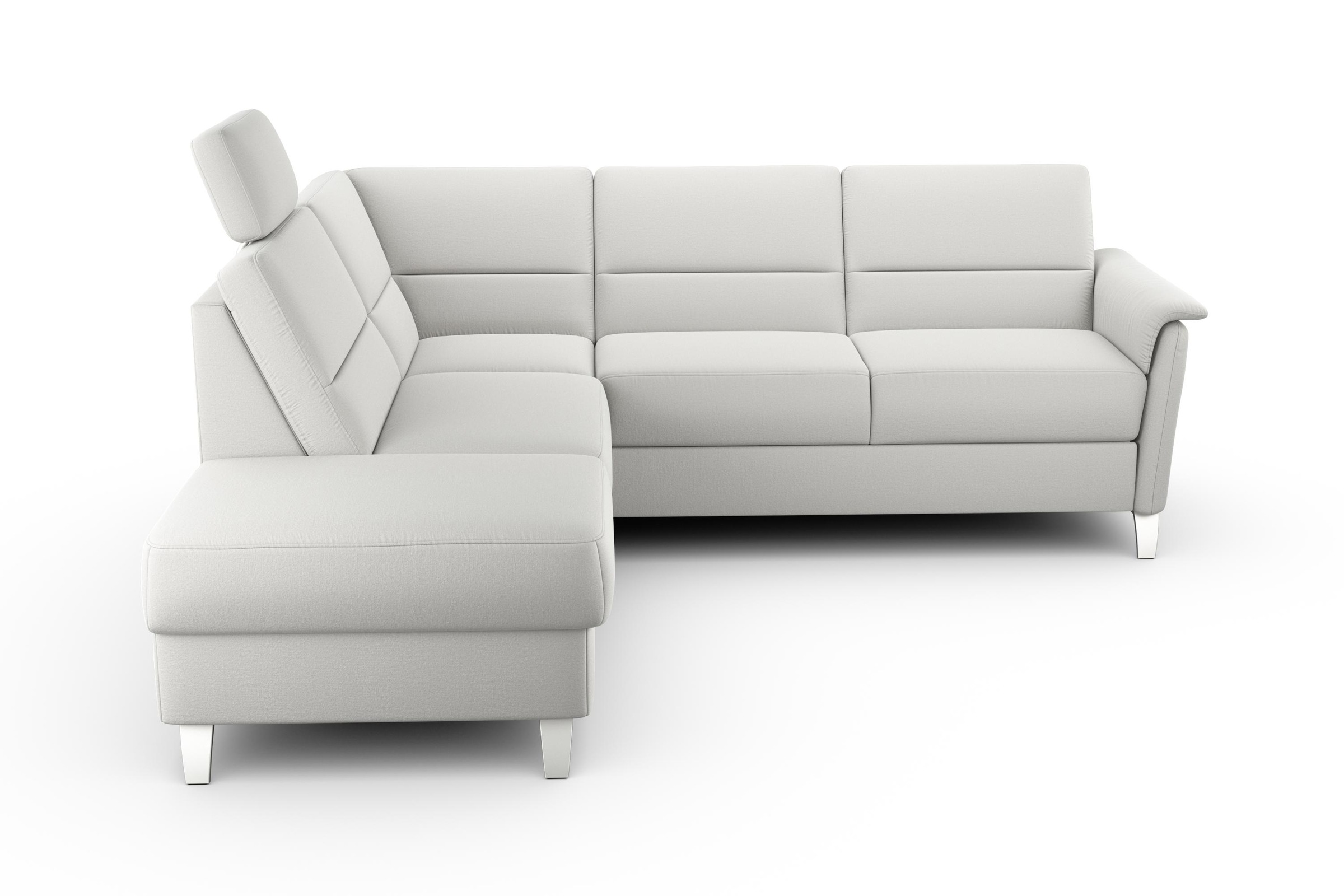 sit&more Ecksofa »Palmera L-Form«, wahlweise mit Bettfunktion und Stauraum