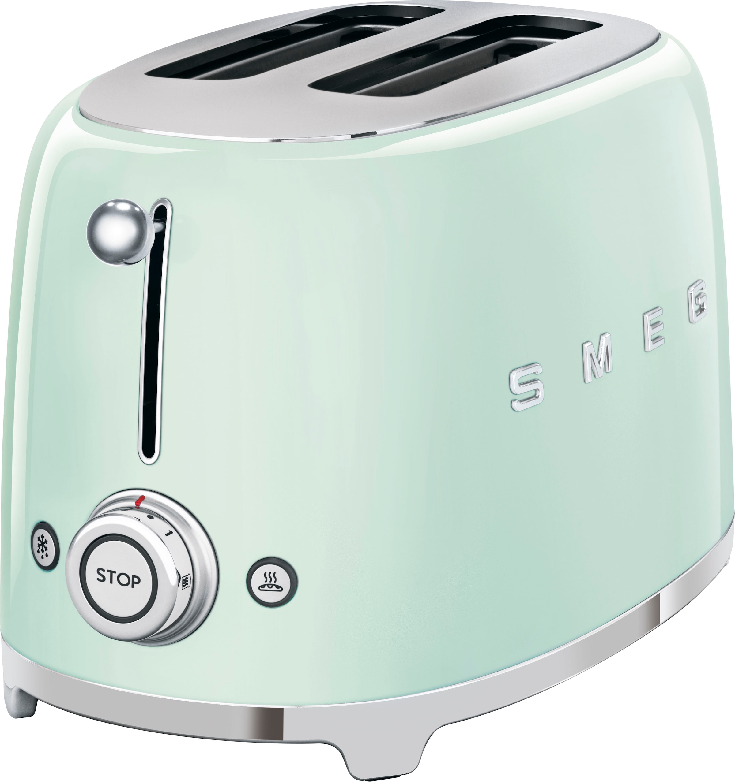 Smeg Toaster »TSF01PGEU«, 2 kurze Schlitze, für 2 Scheiben, 950 W