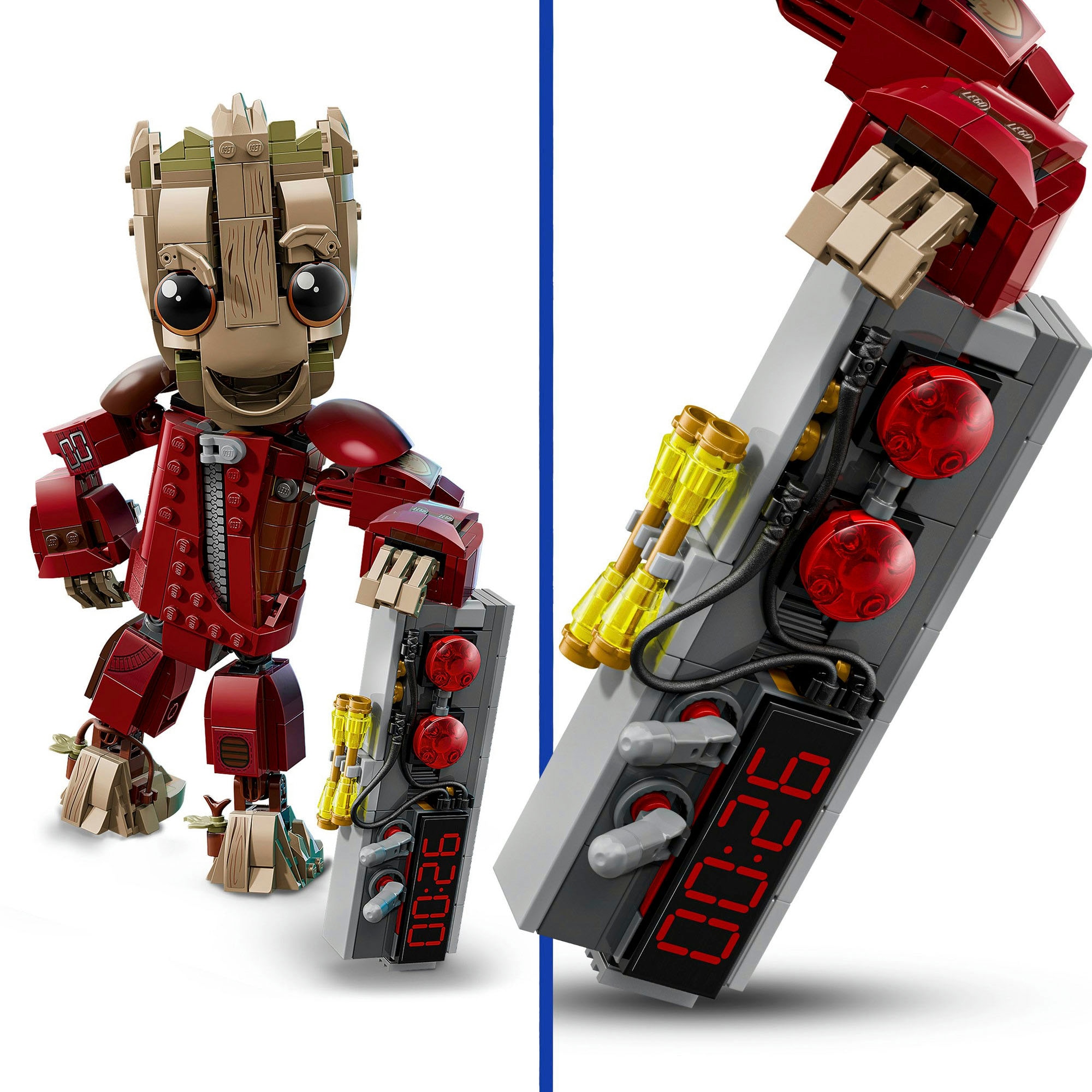 LEGO® Konstruktionsspielsteine »Groot im Ravager-Outfit (76341), LEGO Super Heroes« Made in Europe