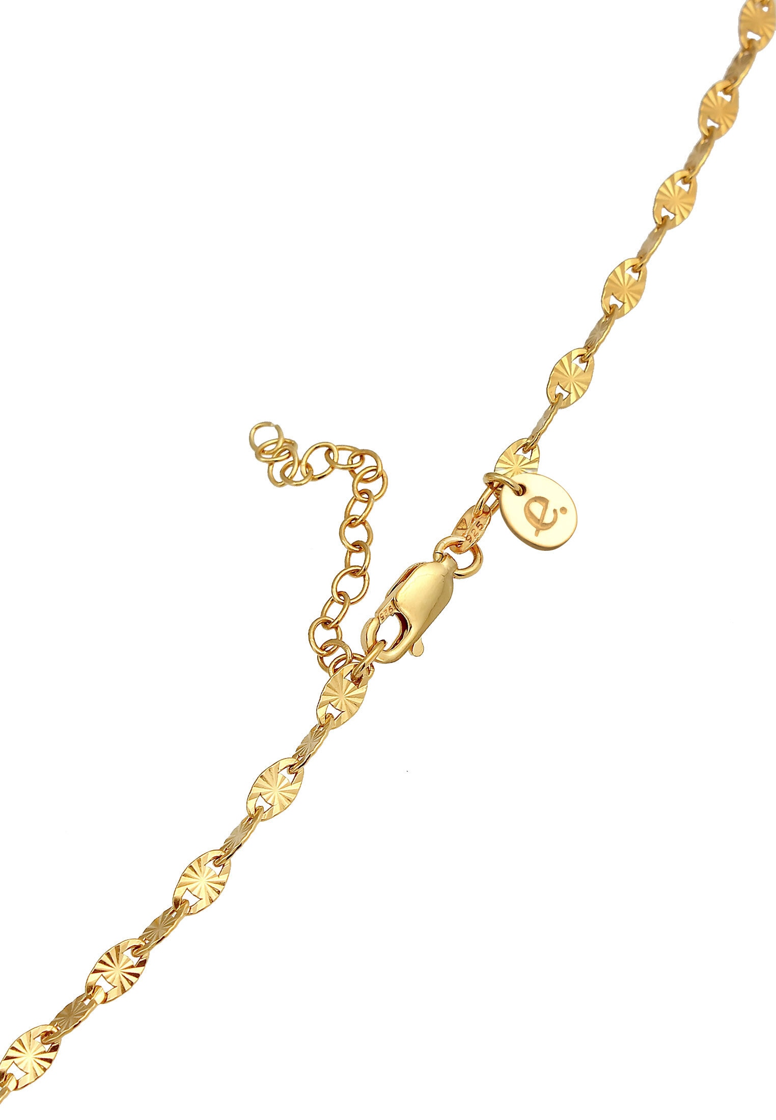 Elli Premium Choker »Halskette Choker Plättchen Design Stern Look 925 Silber«