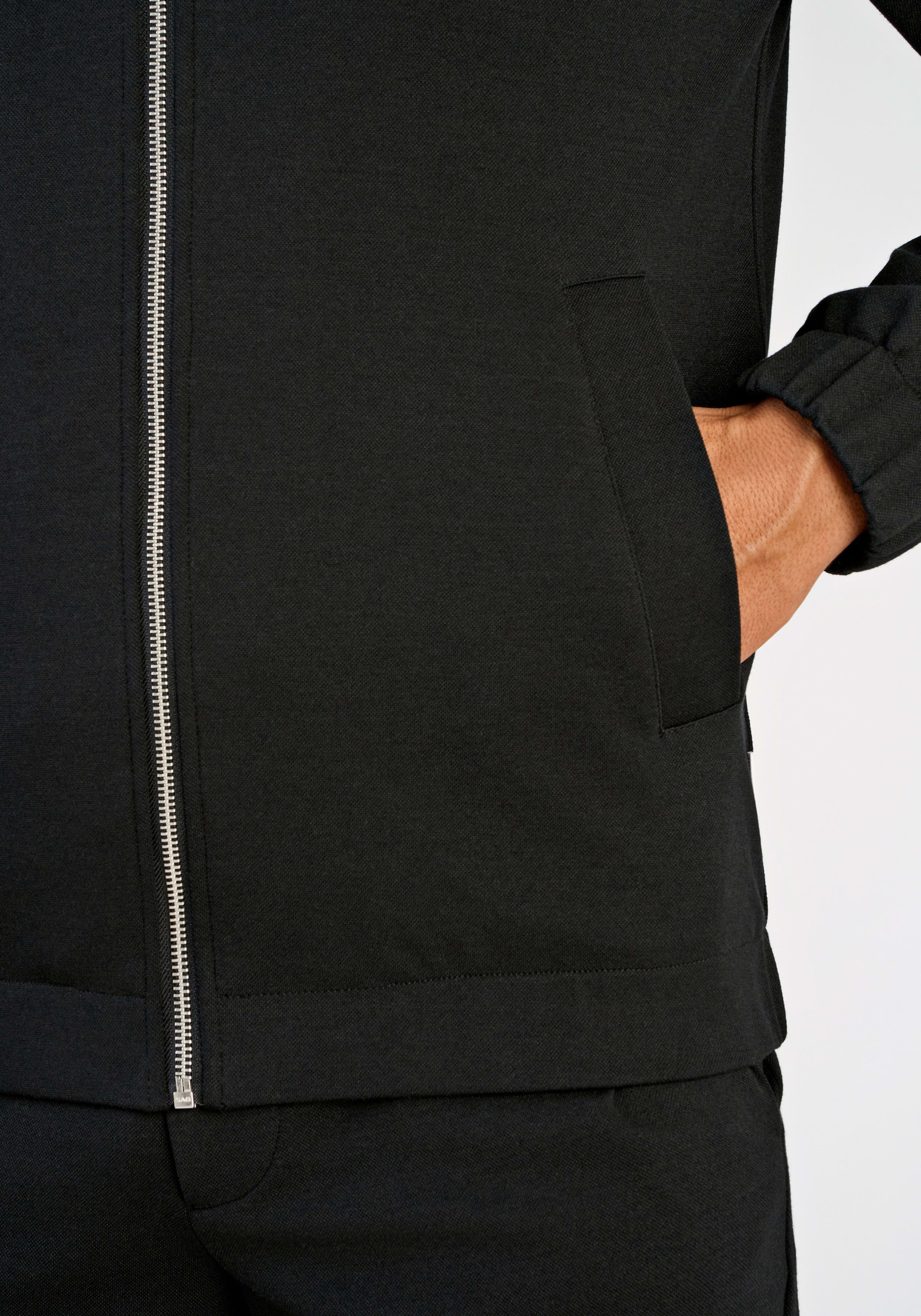 LINDBERGH Blouson ohne Kapuze mit Hemdkragen und Reißverschluss