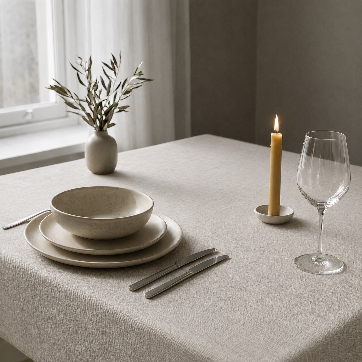 OTTO home Tischdecke "Meellon" unifarben, verschiedene Größen, Esszimmer, Wohnzimmer, Dekoration
