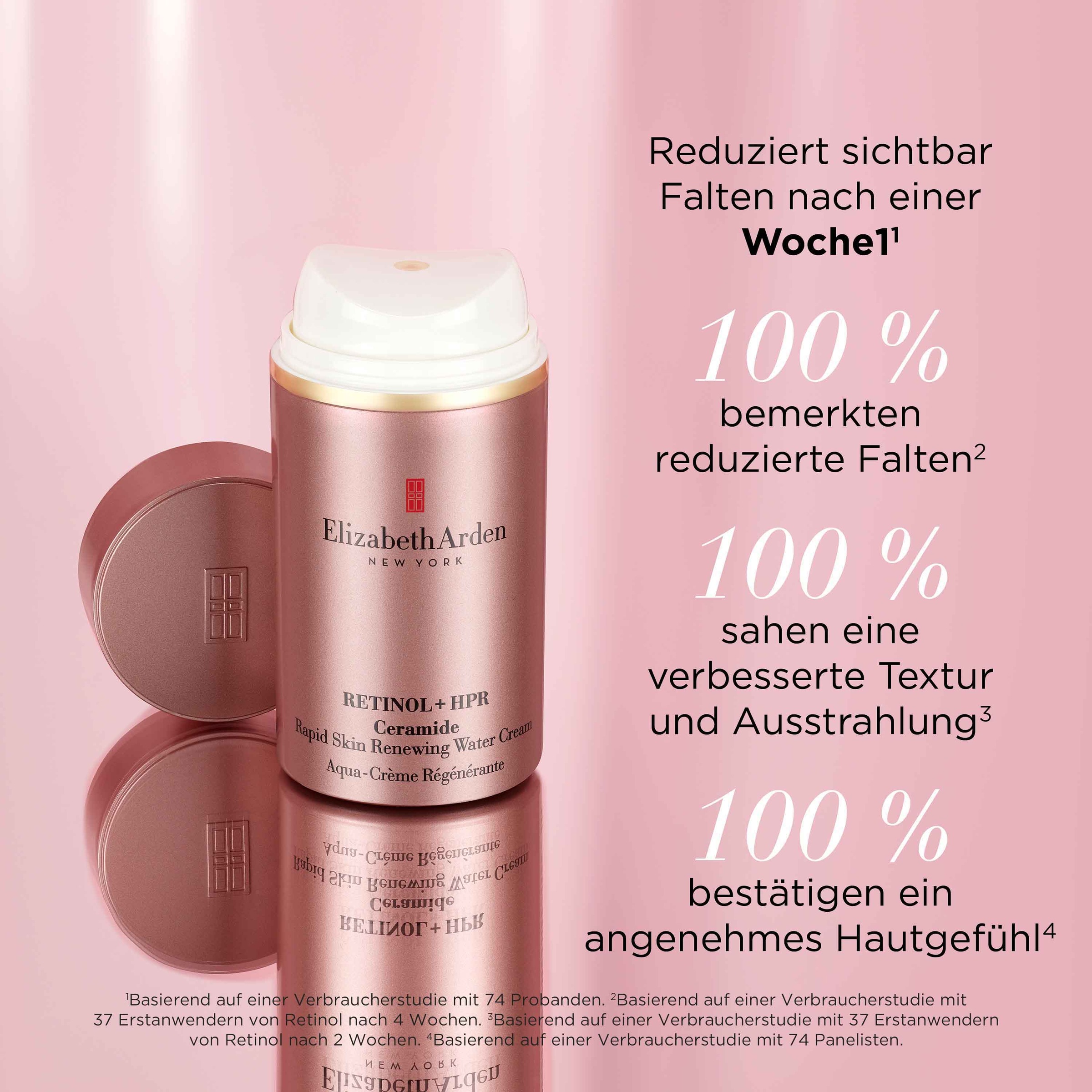 Elizabeth Arden Gesichtspflege »RETINOL + HPR CERAMIDE RAPID SKIN RENEWING WA« mit Retinol und HPR, luftig-leichte Creme