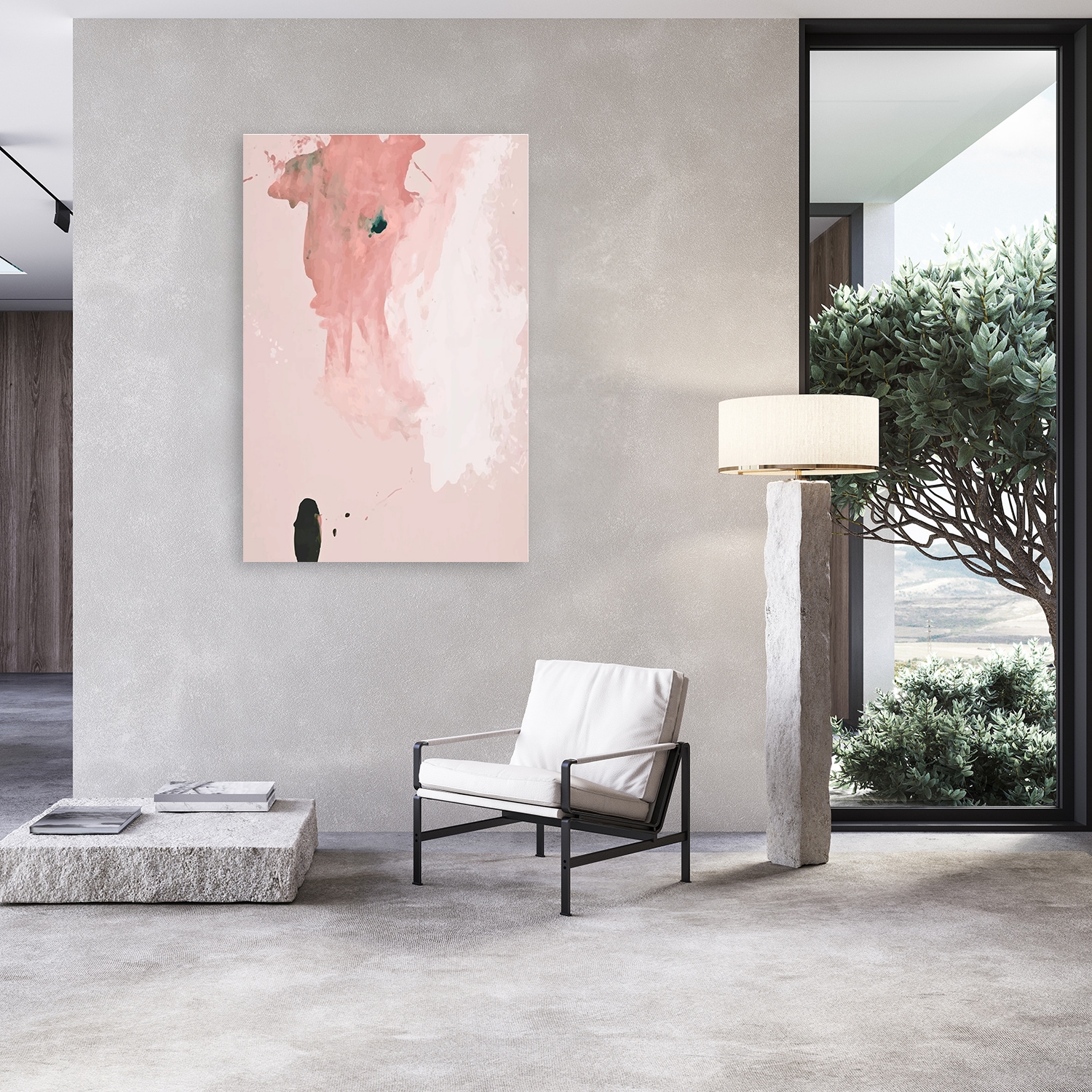 queence Acrylglasbild »Abstrakte Deko in Rosa« Abstrakt | Abstrakte | Formen | Gemälde | Kunst 1 Stk. tlg. Kunstdruck in Galeriequalität inkl. rückseitigem Aufhängesystem