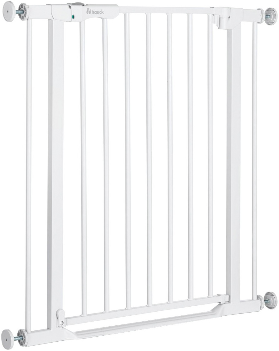 Hauck Türschutzgitter »Clear Step Autoclose 2, White«, auch als Treppenschutzgitter verwendbar; 75-80, flacher Durchgang